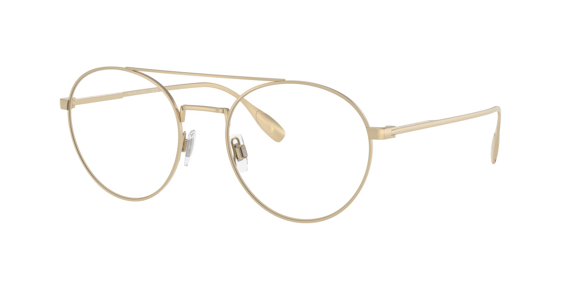 Das Bild zeigt die Korrektionsbrille 1234 von der Marke polo in Gold.