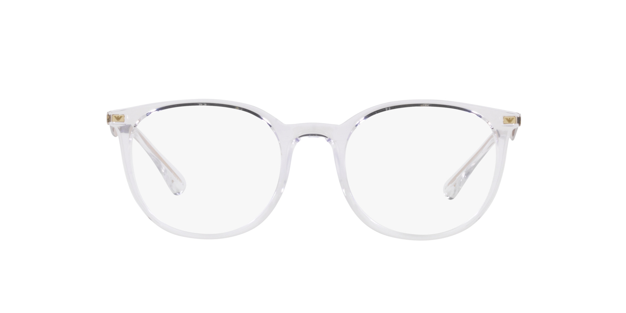 Das Bild zeigt die Korrektionsbrille EA3168 5371 von Emporio Armani in Crystal.