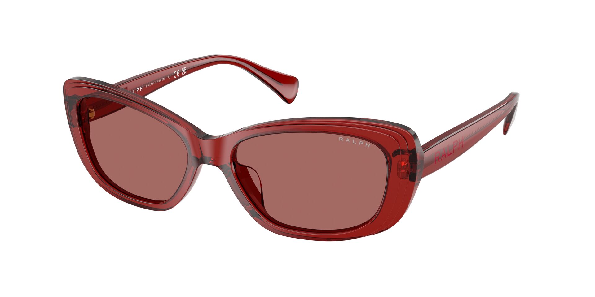 Ralph Sonnenbrille RA5322U 621069 burgunder durchsichtig glänzend