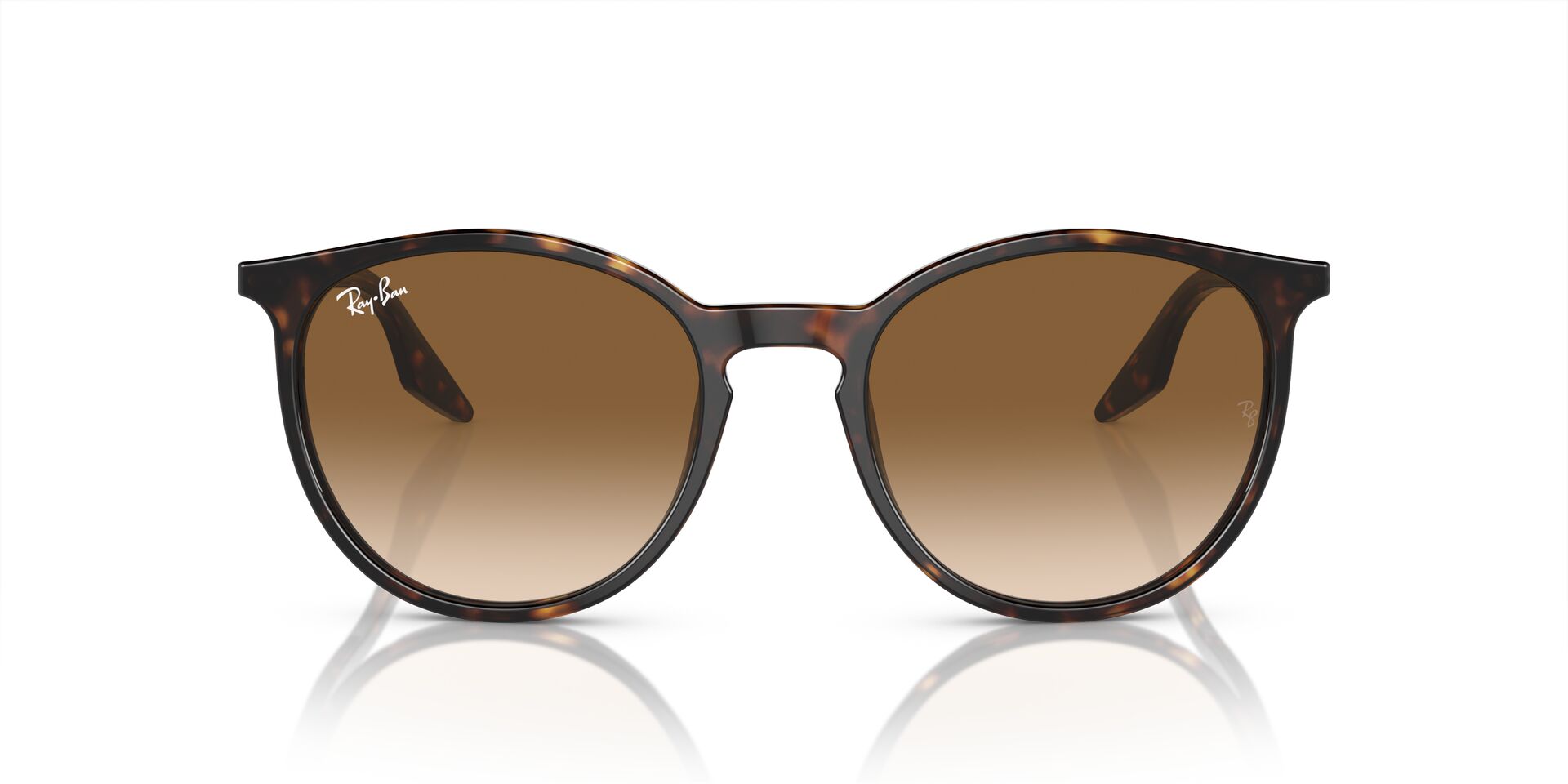 Das Bild zeigt die Sonnenbrille RB2204 902/51 von der Marke Ray-Ban in Havanna.