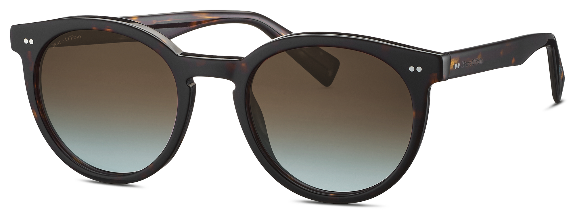 Das Bild zeigt die Sonnenbrille 506220 60 von der Marke Marc O‘Polo in Dunkelhavanna.