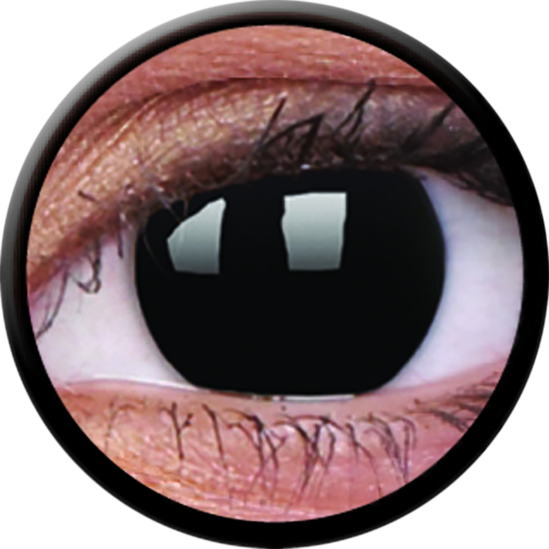 Motivlinse Funny Lens "BlackOut" (2 Stk.)