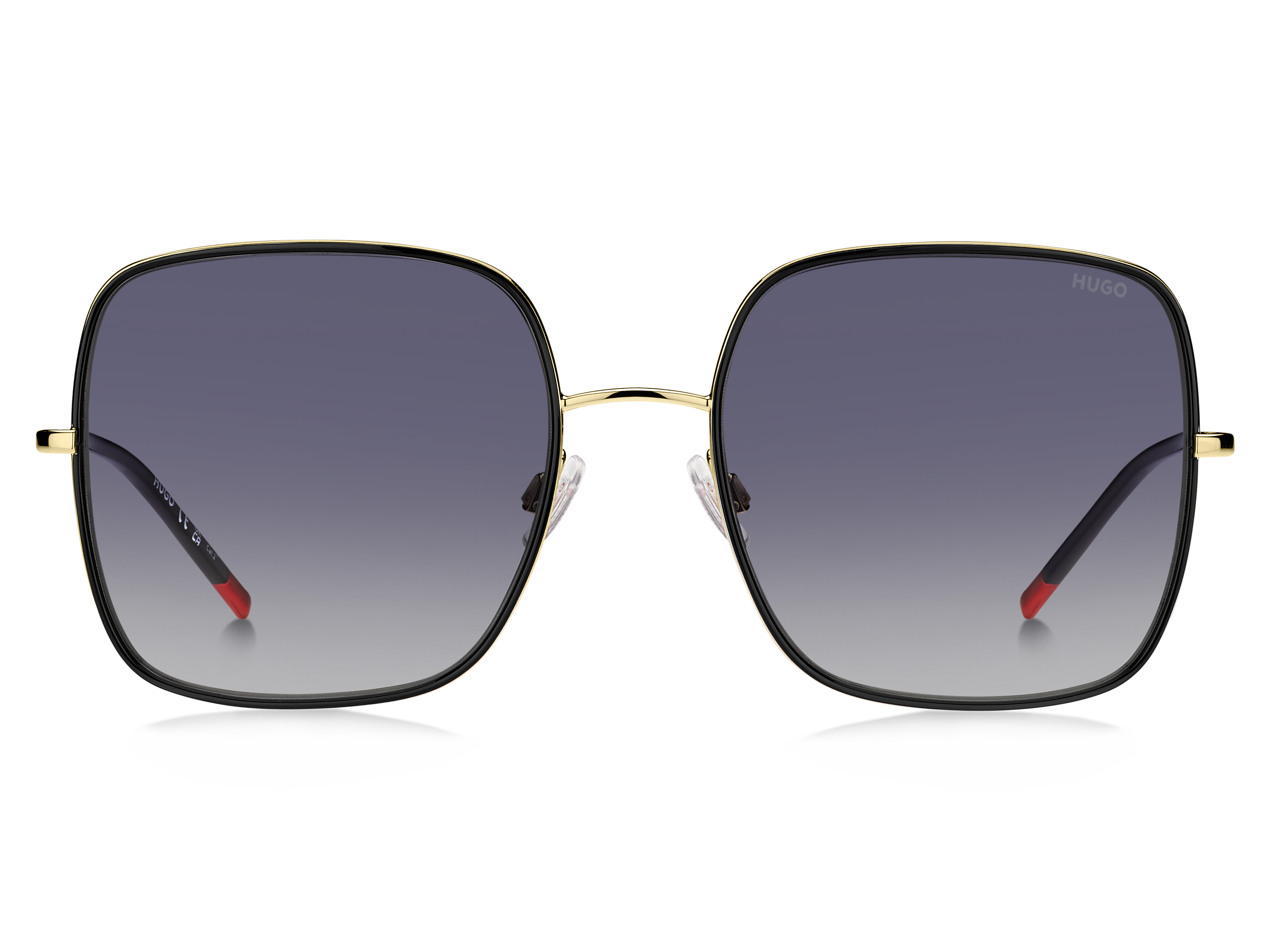 Das Bild zeigt die Sonnenbrille HG1293/S RHL von der Marke Hugo in gold/schwarz.