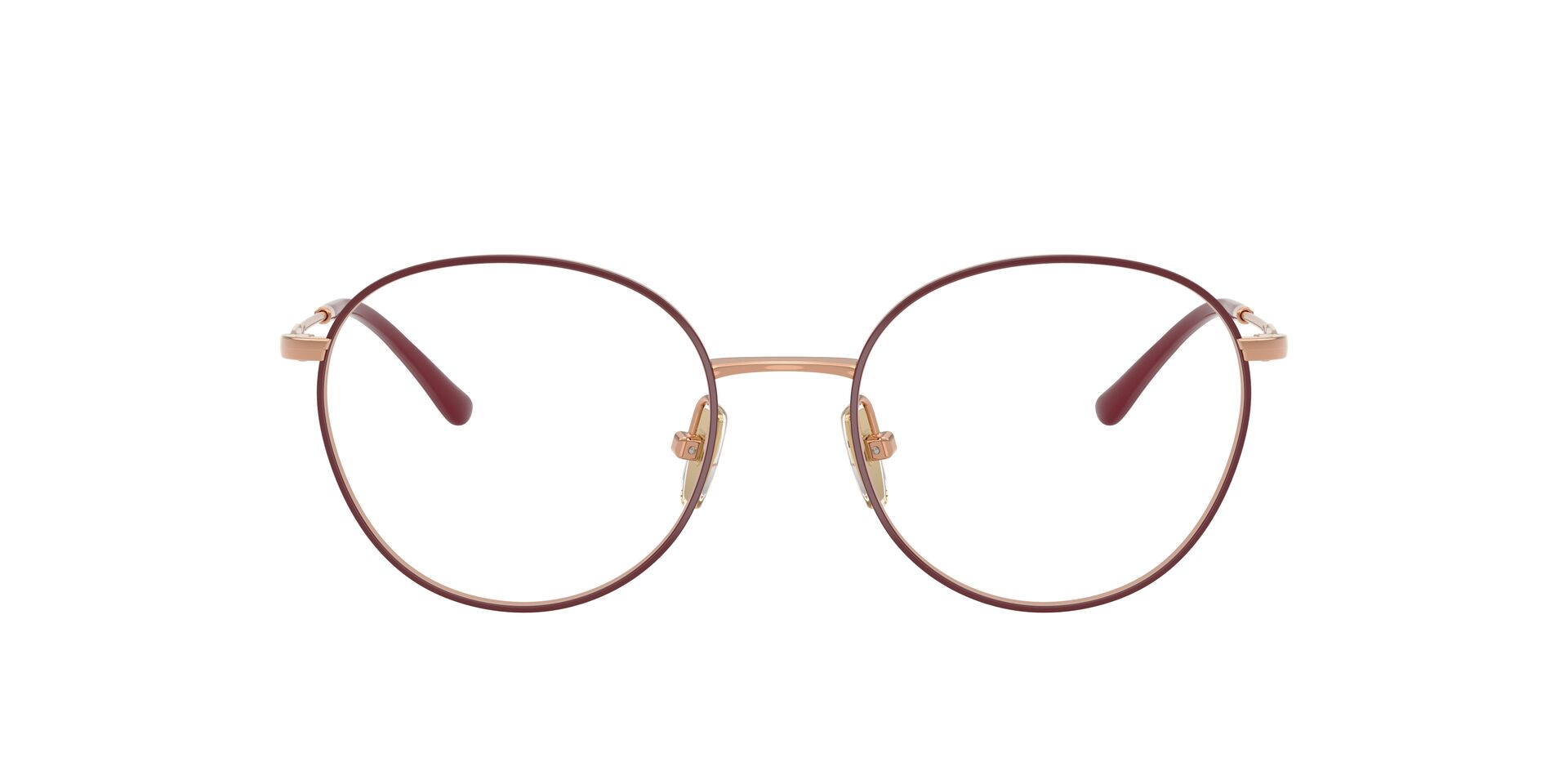 Das Bild zeigt die Korrektionsbrille 4280 von Vogue in der Farbe Schwarz Gold.