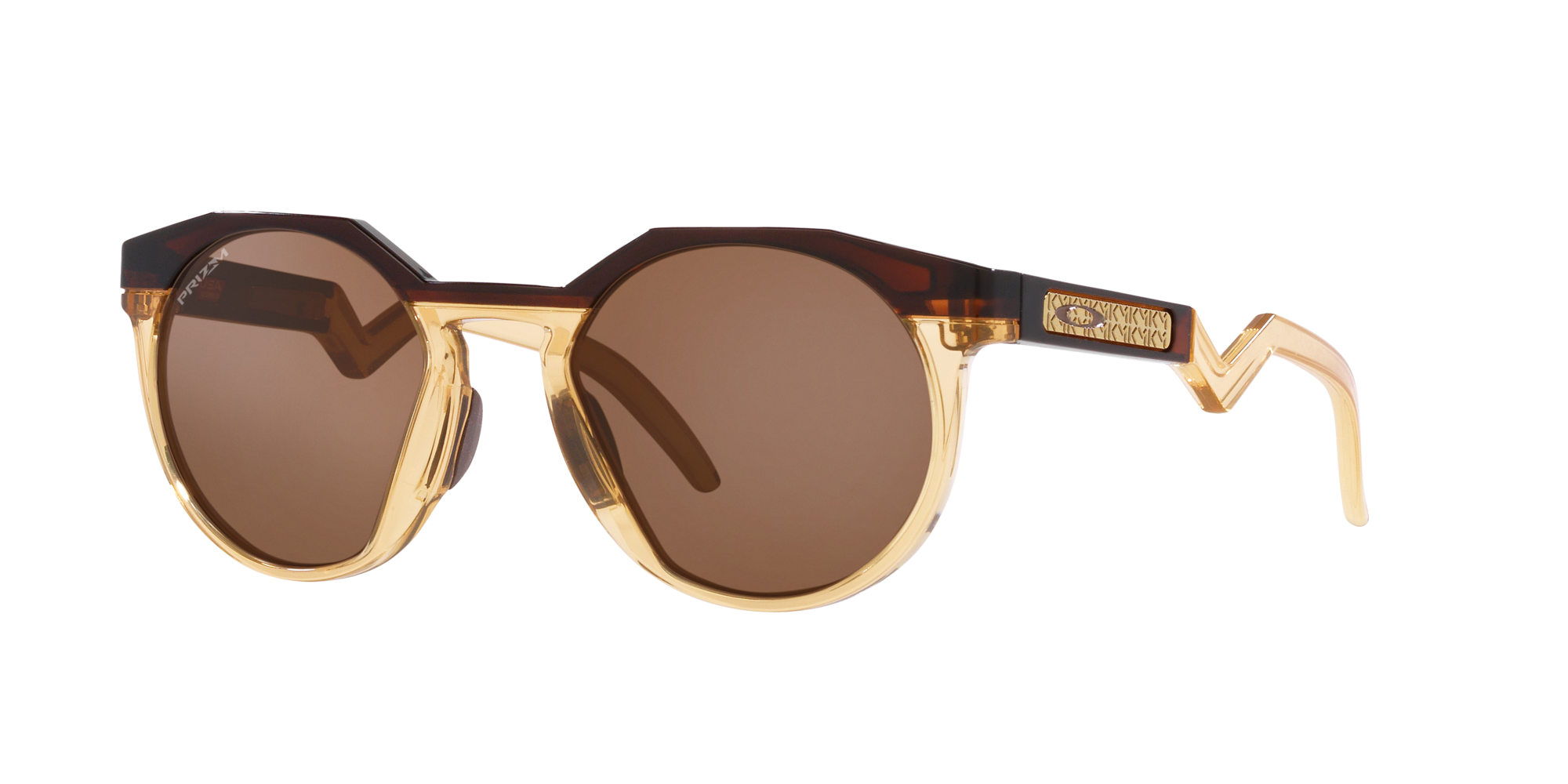 Oakley Sonnenbrille OO9242 924207 Hstn dark amber/light curry