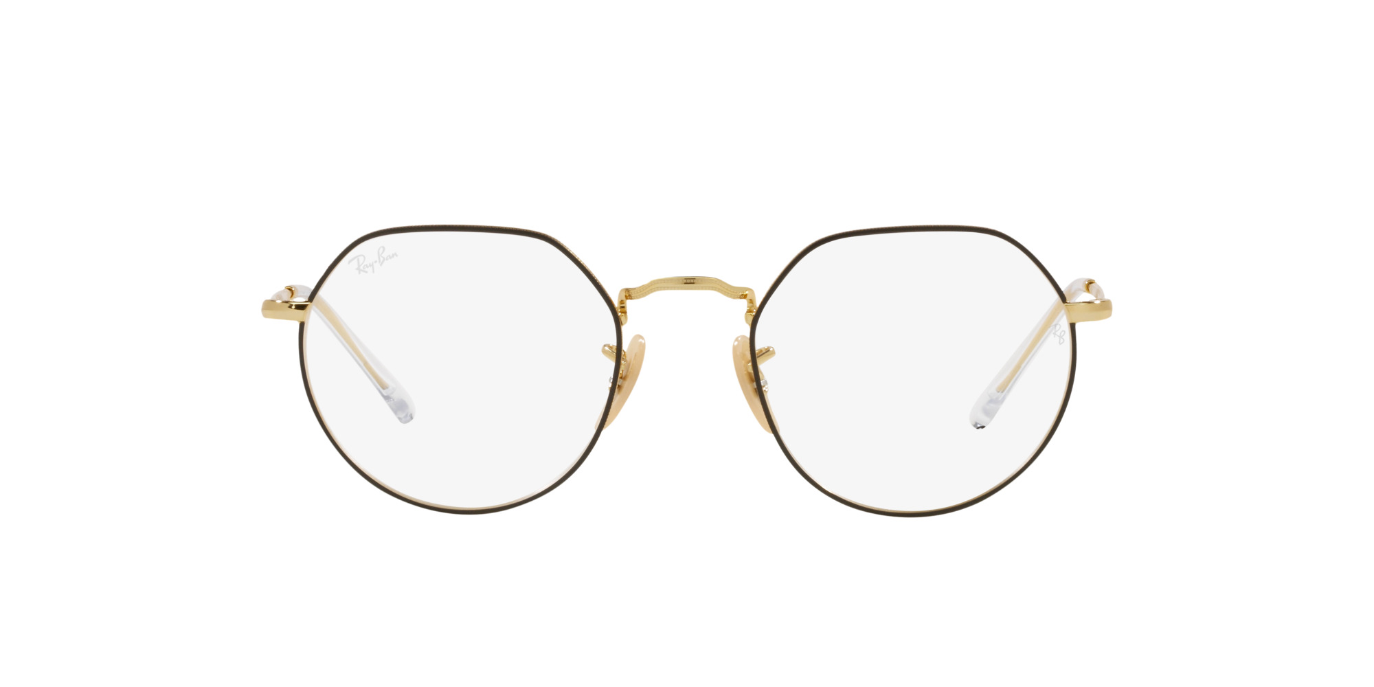 Das Bild zeigt die Korrektionsbrille RX6564 2890 von der Marke Ray Ban in Gold.