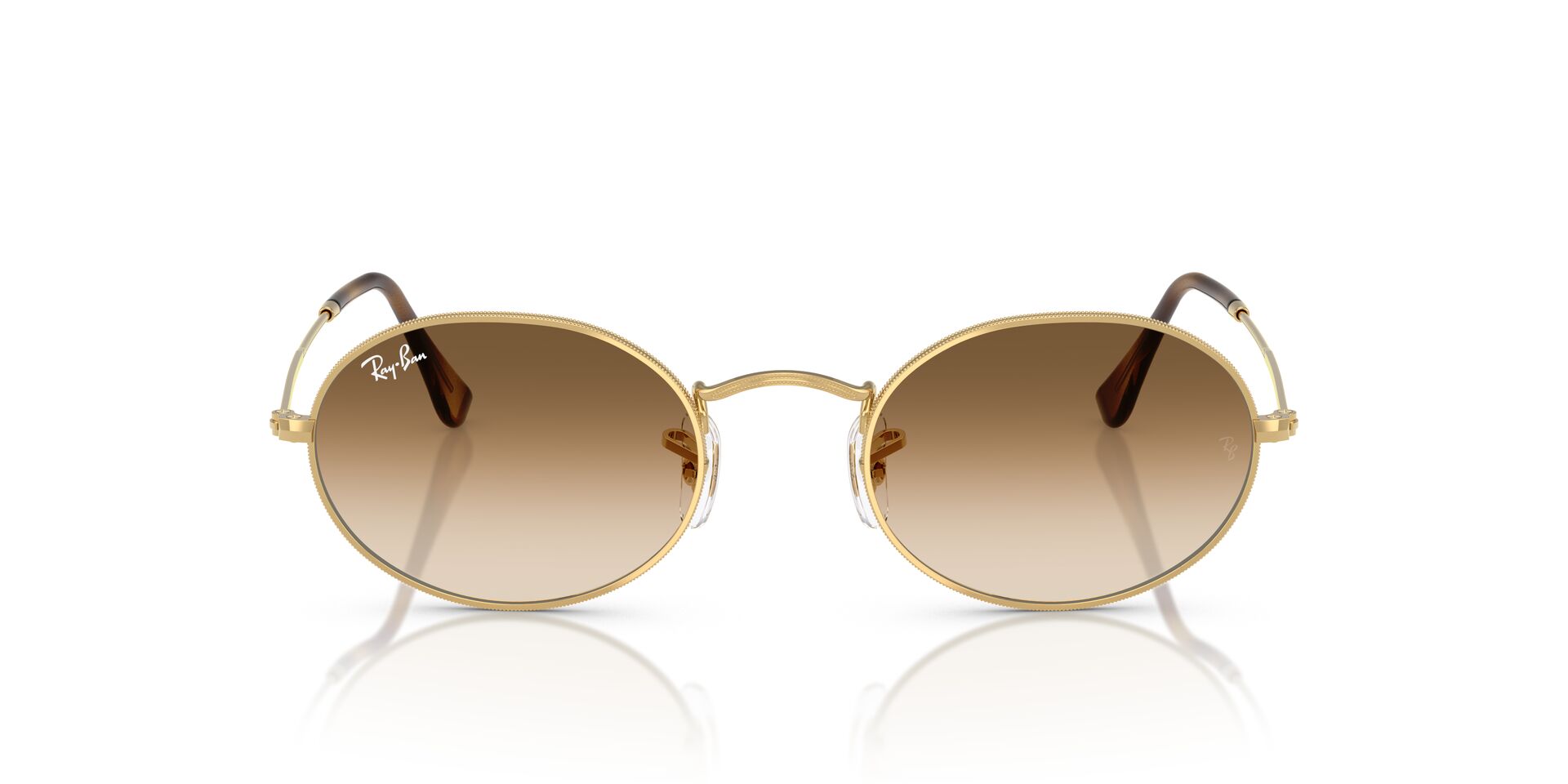 Das Bild zeigt die Sonnenbrille RB3547 001/51 von der Marke Ray-Ban in Gold.