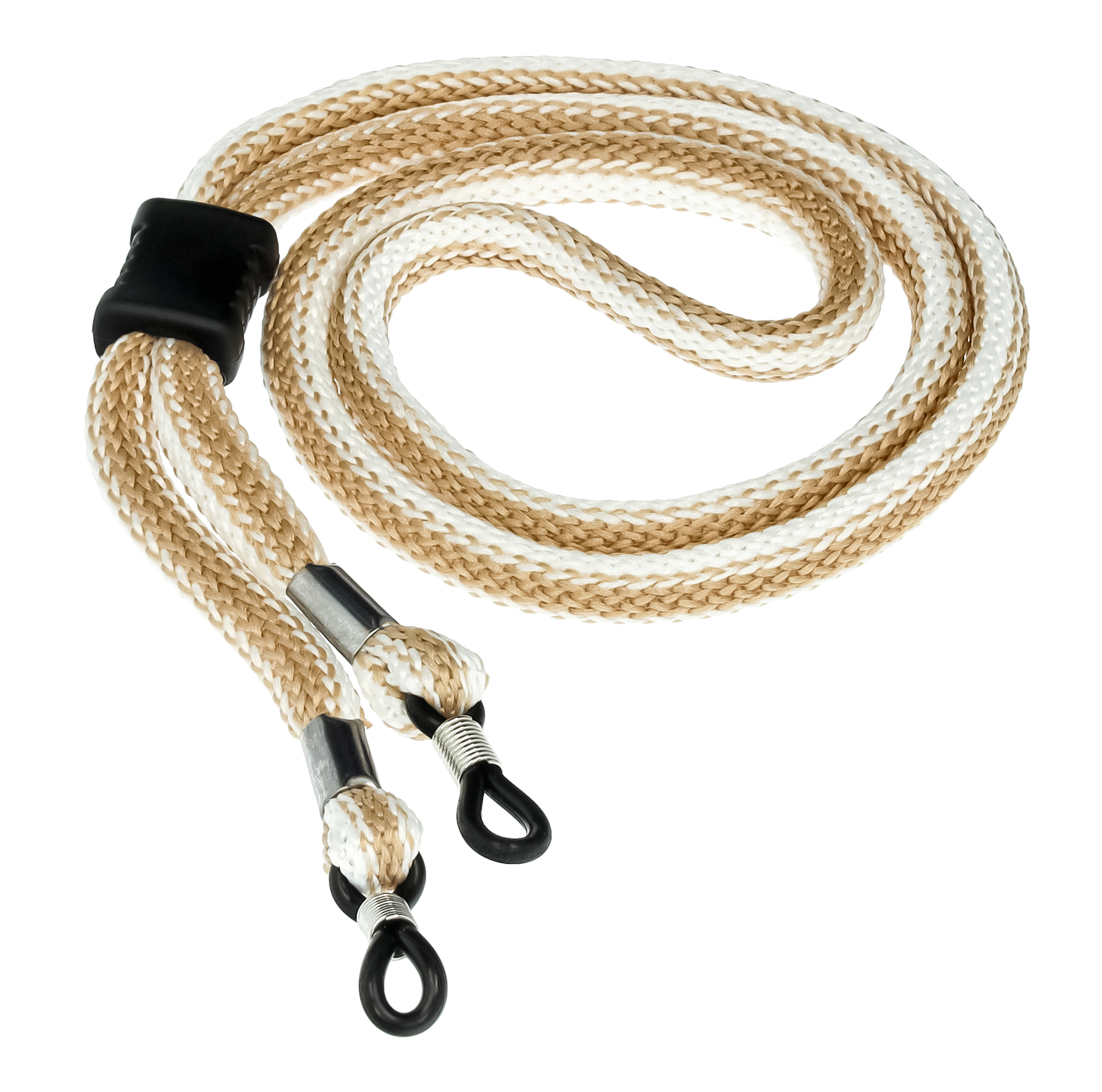 Das Bild zeigt ein Brillenband in der Farbe creme-beige.