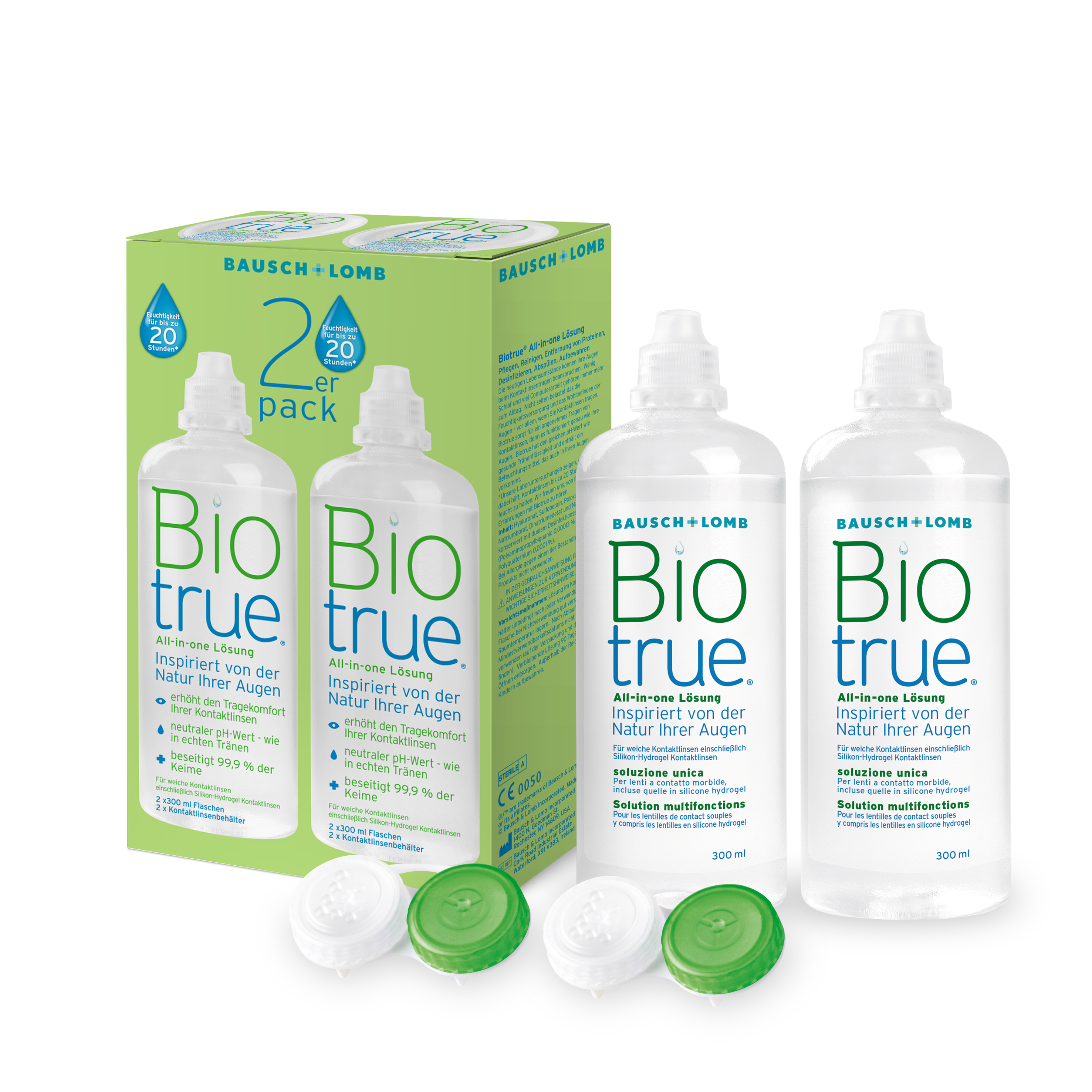 Biotrue Sparpack, Bausch & Lomb (2 x 300 ml)
