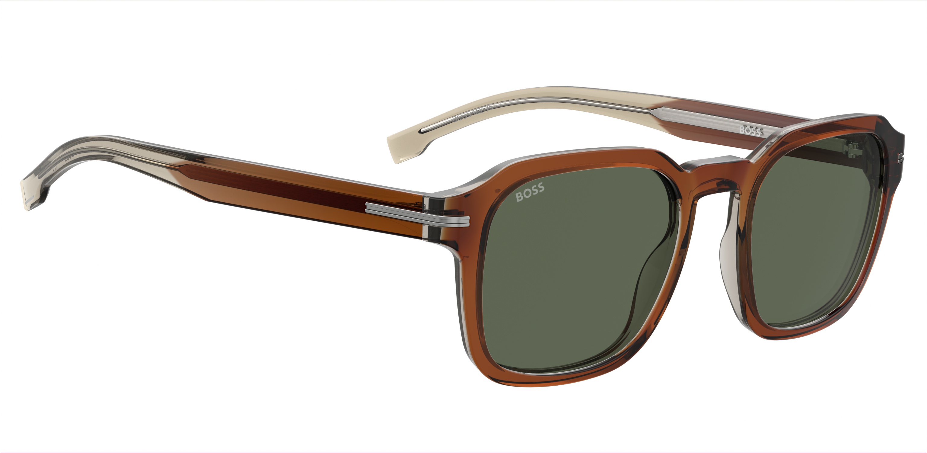 Das Bild zeigt die Sonnenbrille BOSS1627S 09Q von der Marke BOSS in Braun.