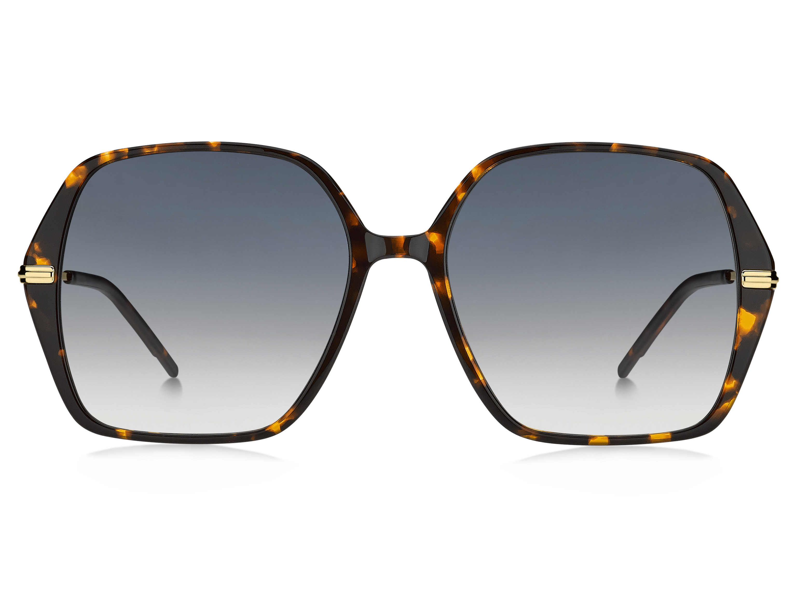 Das Bild zeigt die Sonnenbrille BOSS1660S 2IK von BOSS in Havanna/Gold.