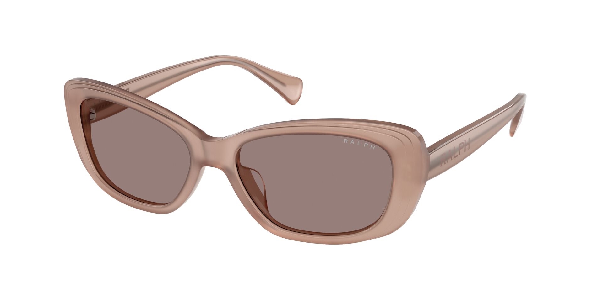 Ralph Sonnenbrille RA5322U 61147N in glänzendem opalisierendem Rosa