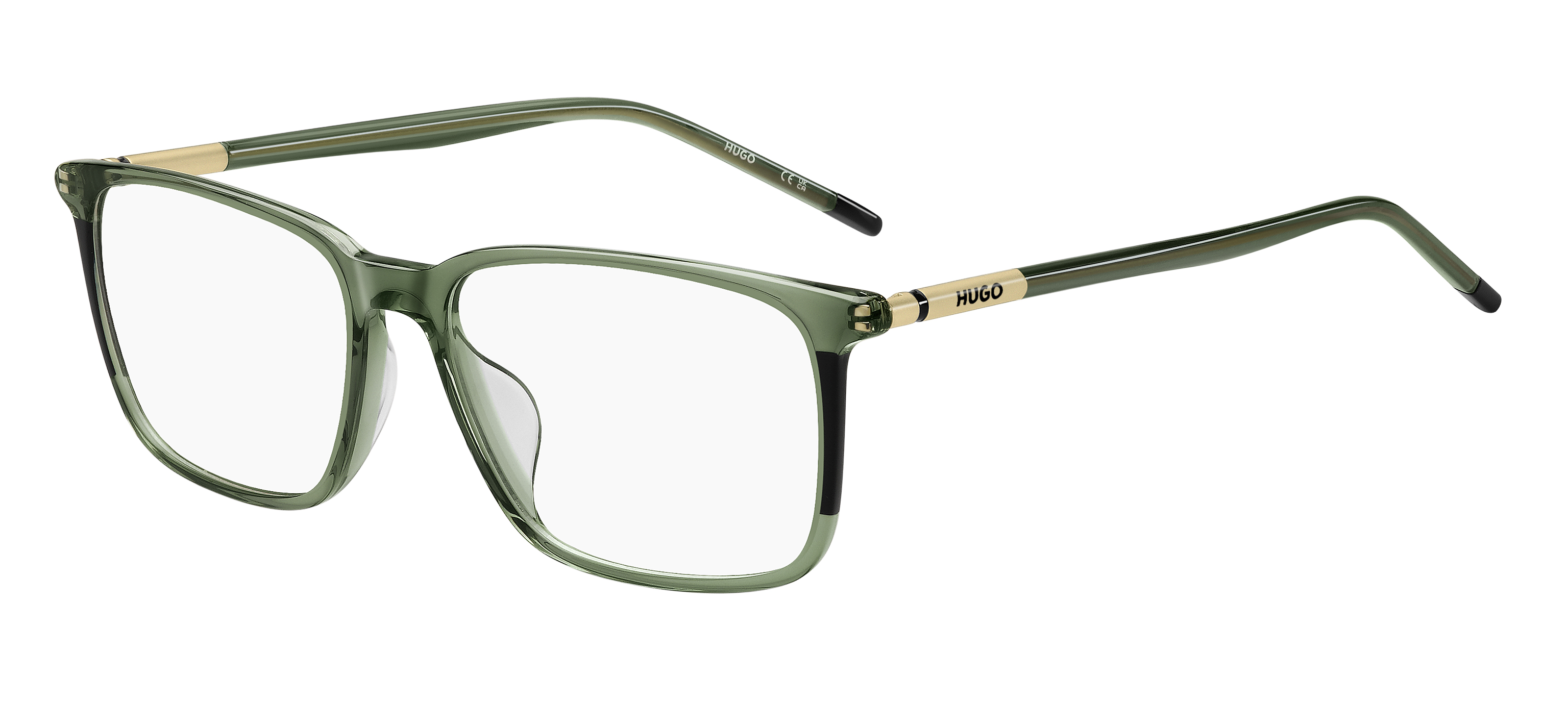  Das Bild zeigt die HUGO Fassung HG1349/G 1ED leicht seitlich.