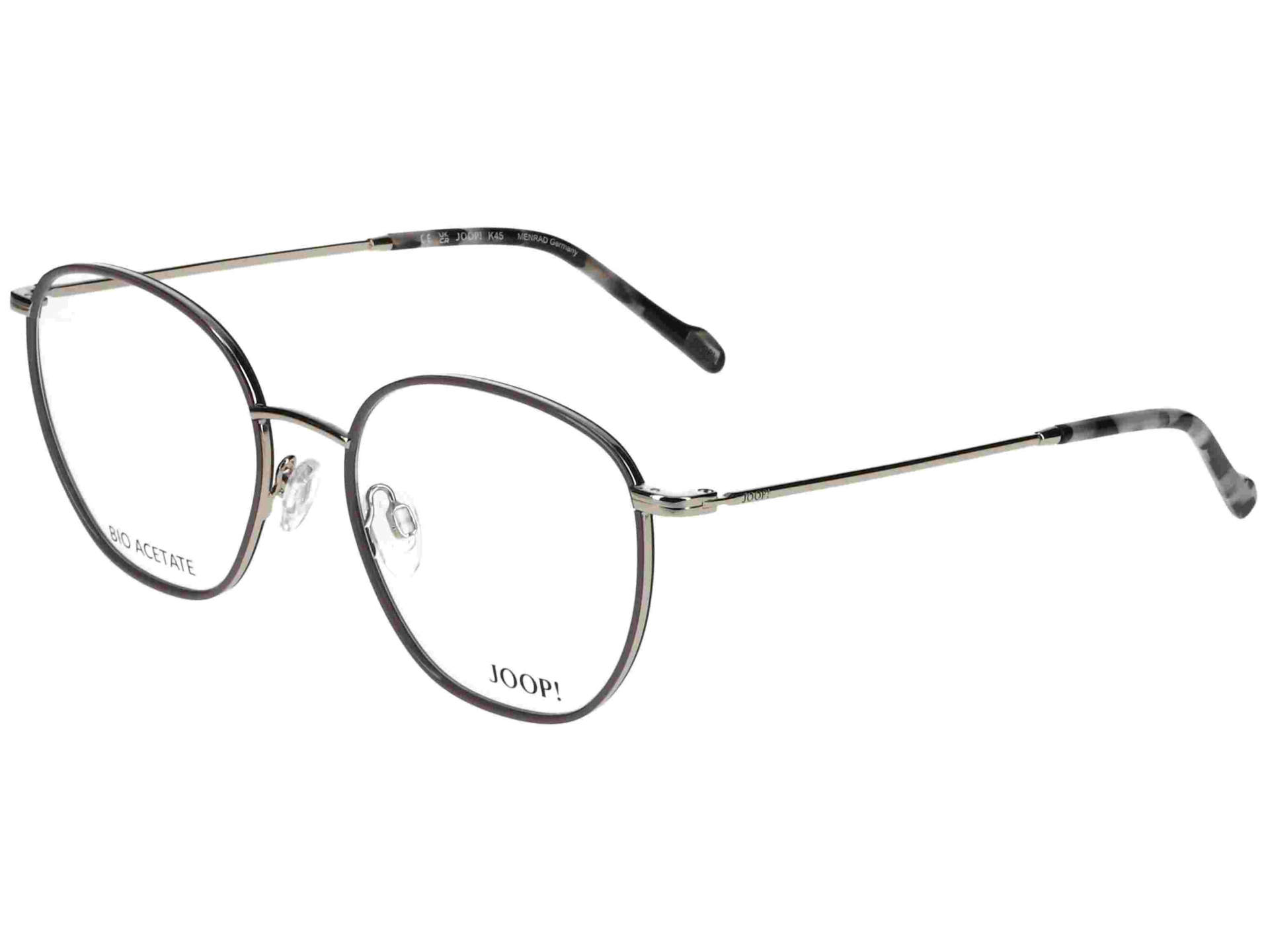 Das Bild zeigt die Korrektionsbrille 3330 3500 von der Marke Joop! in silber.