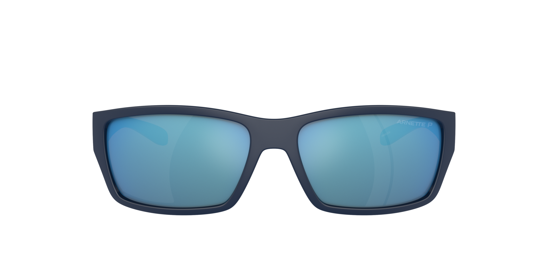 Das Bild zeigt die Sonnenbrille AN4336 von der Marke Arnette in schwarz/blau.
