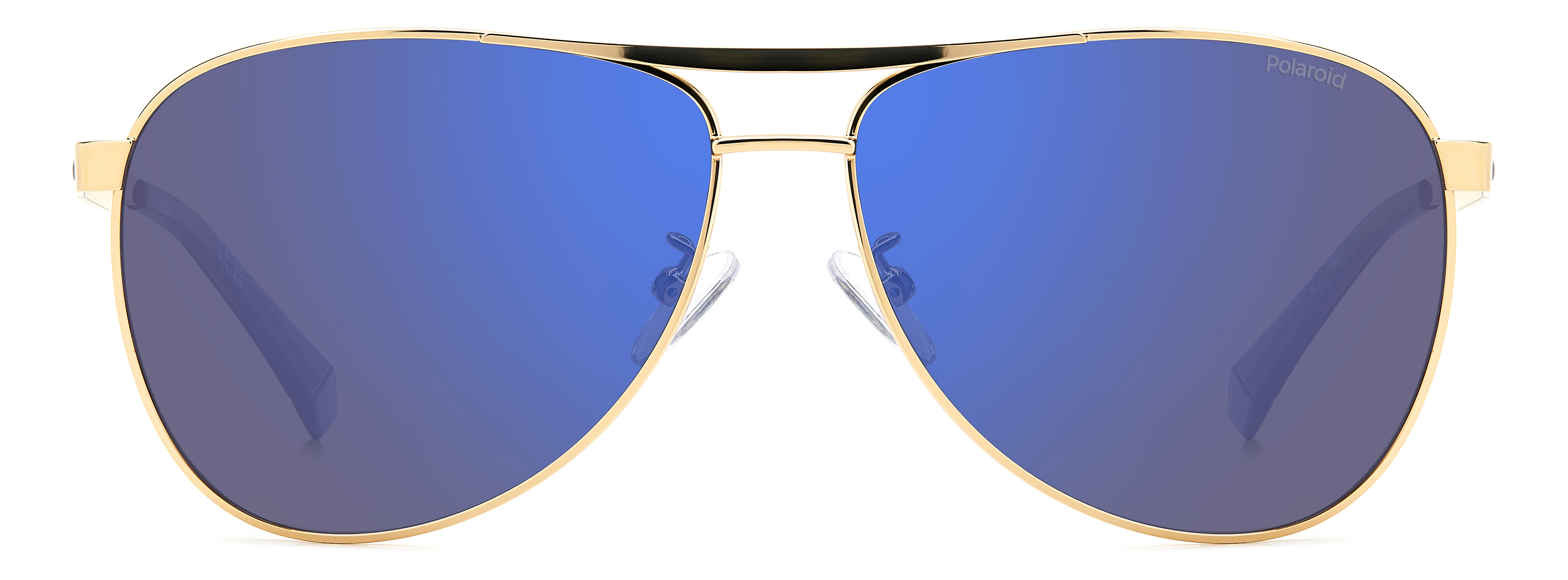 Das Bild zeigt die Sonnenbrille PLD2160GSX _J5G von der Marke Polaroid in  gold.