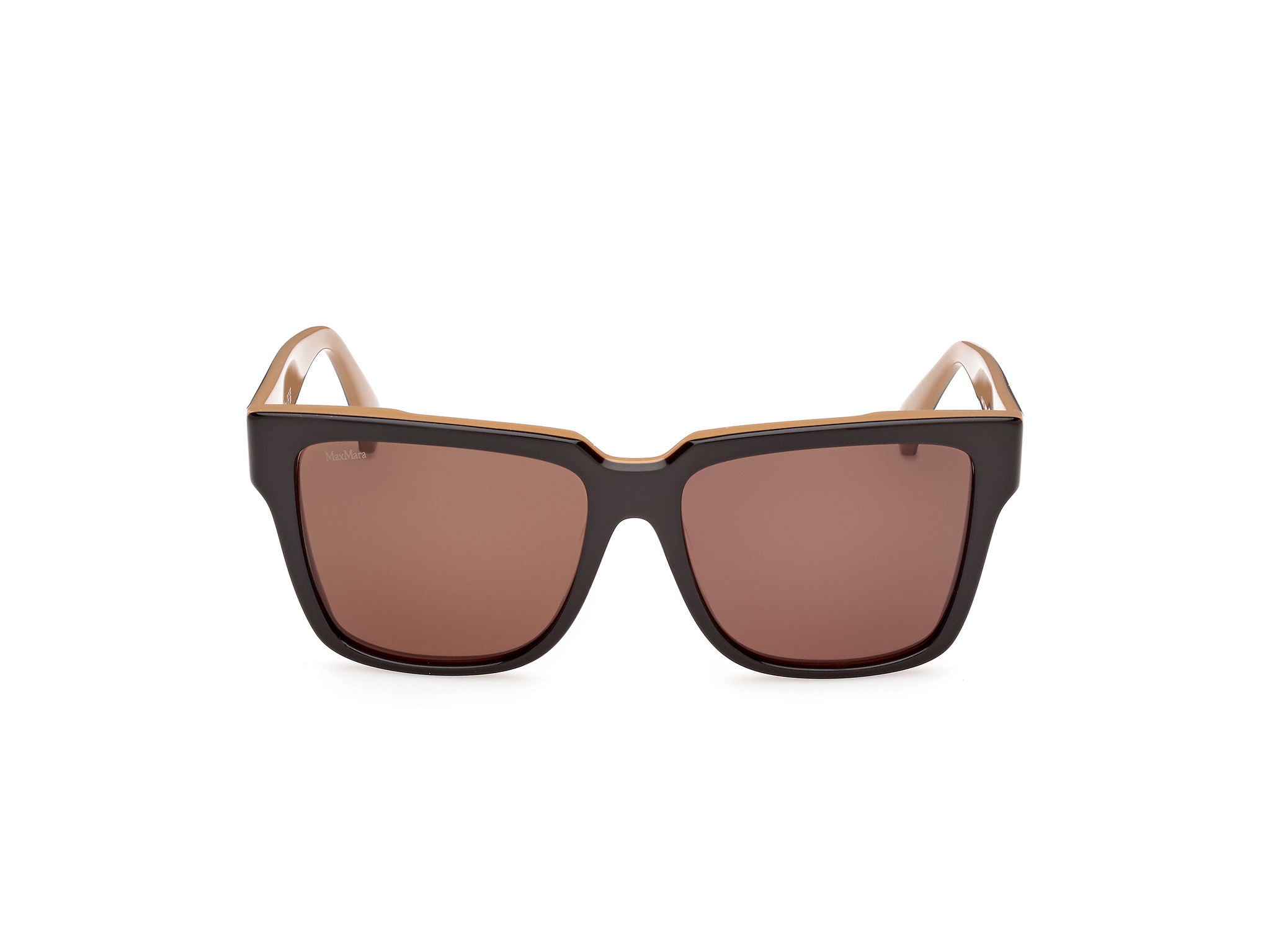 Das Bild zeigt die Sonnenbrille MM0078 50N von der Marke Max Mara in Braun.