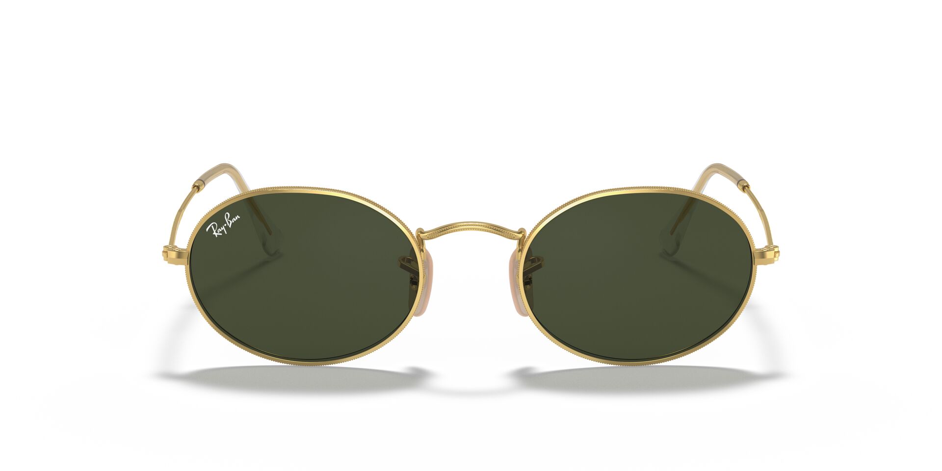 Das Bild zeigt die Sonnenbrille RB3547 001/31 von der Marke Ray-Ban in Gold.