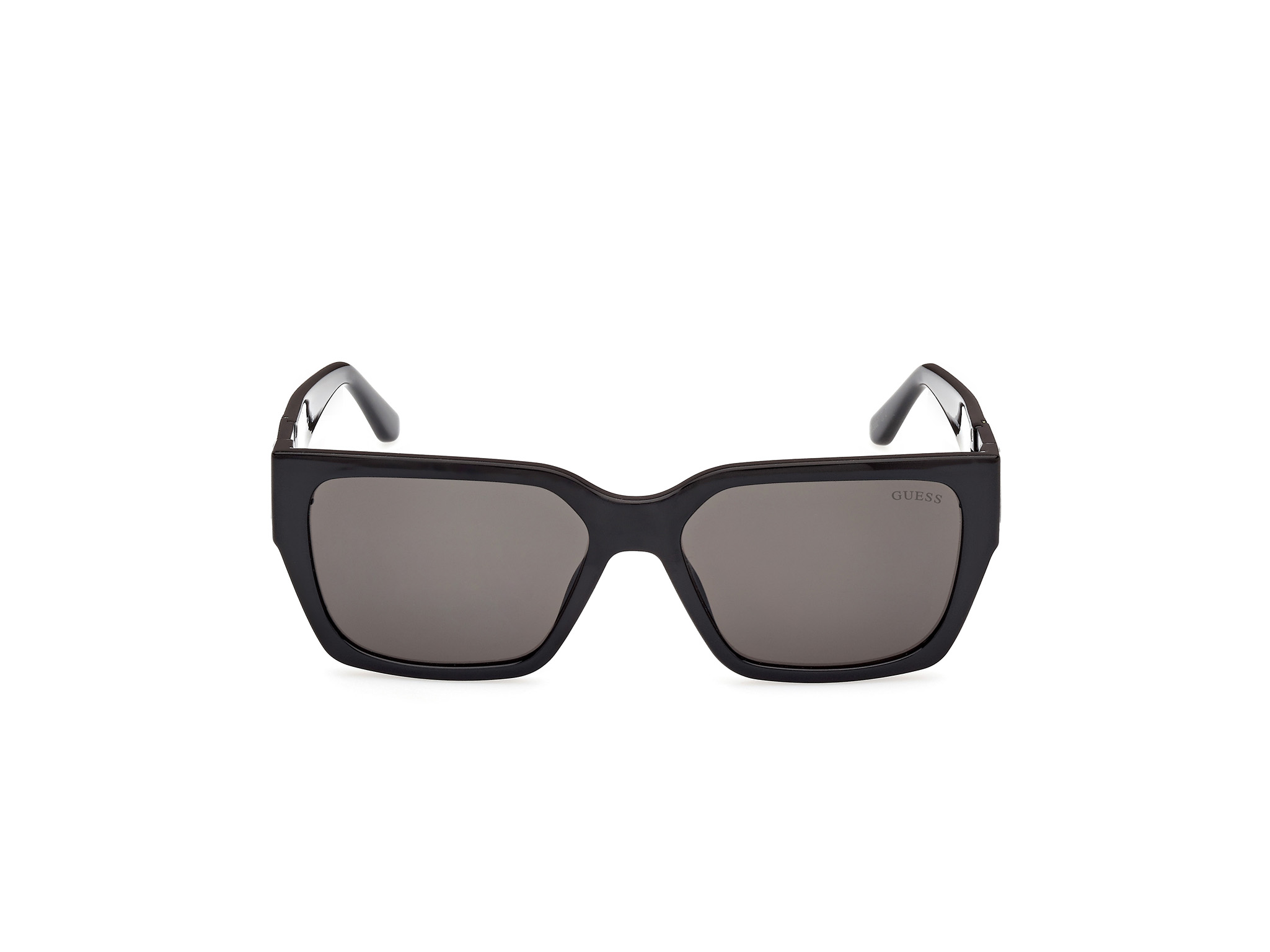 Das Bild zeigt die Sonnenbrille GU7916 01A von der Marke Guess in Schwarz