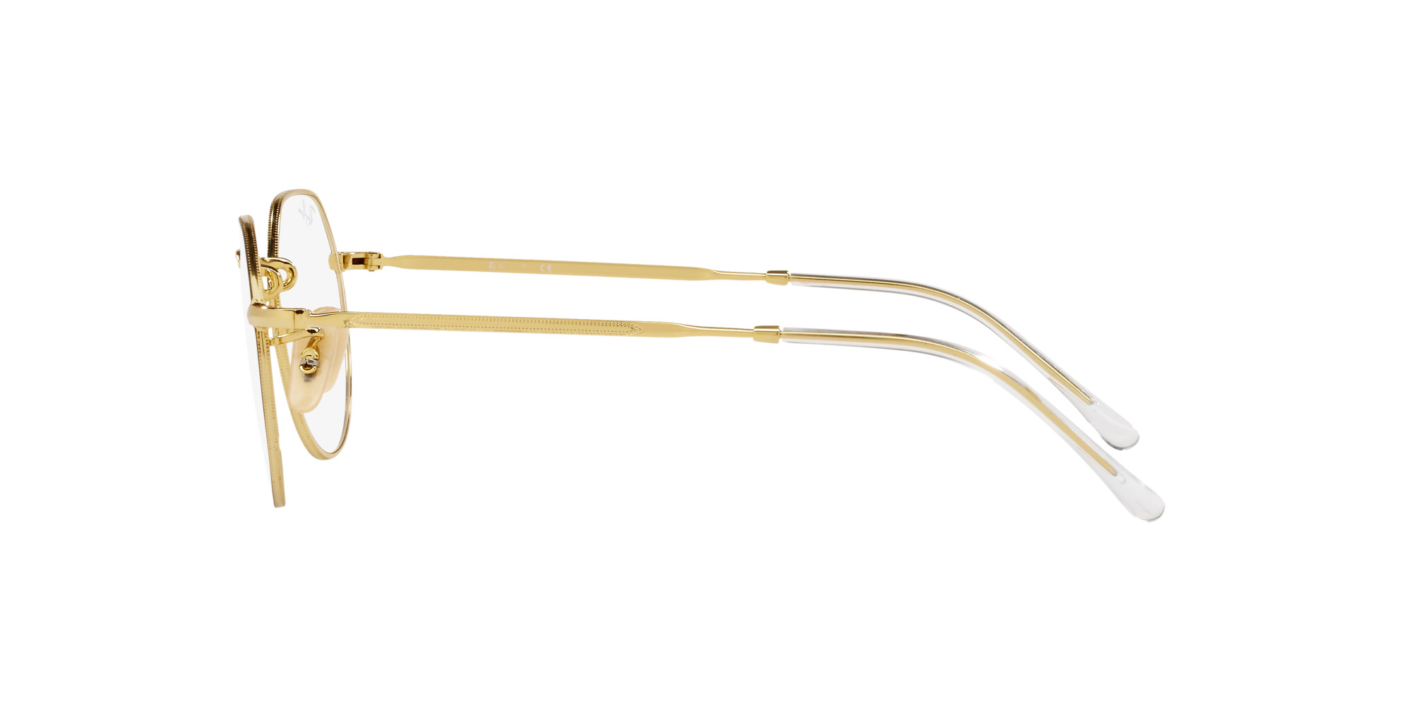 Das Bild zeigt die Korrektionsbrille RX6564 2890 von der Marke Ray Ban in Gold.