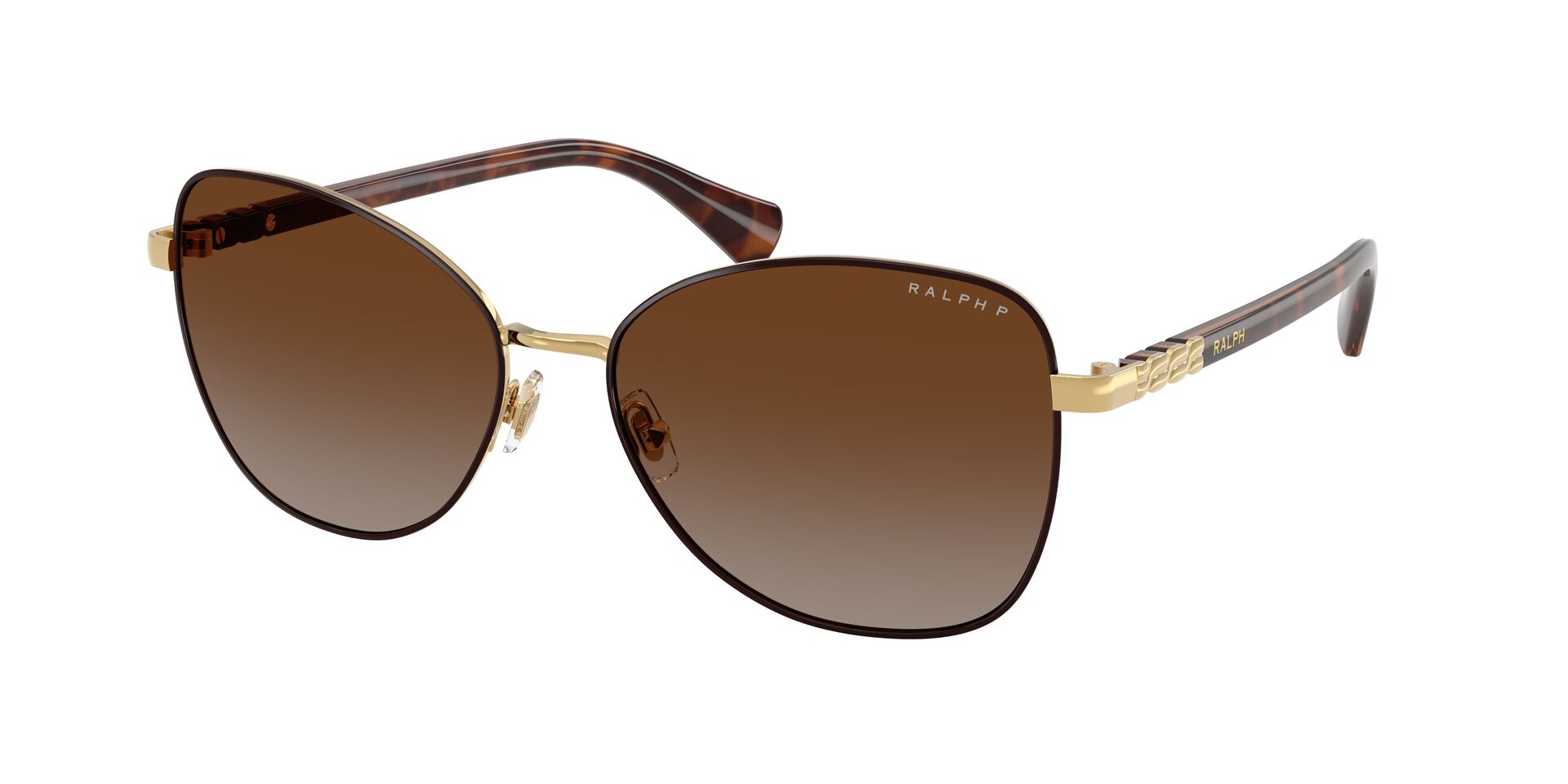 Das Bild zeigt die Ralph Sonnenbrille RA4147 9484T5 leicht seitlich.