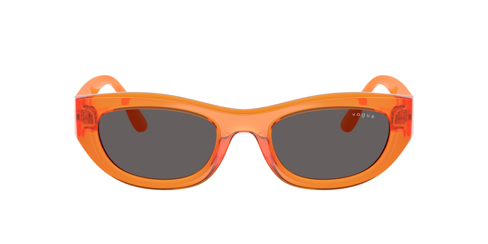 Das Bild zeigt die Sonnenbrille VO5616S von der Marke Vogue in Orange.