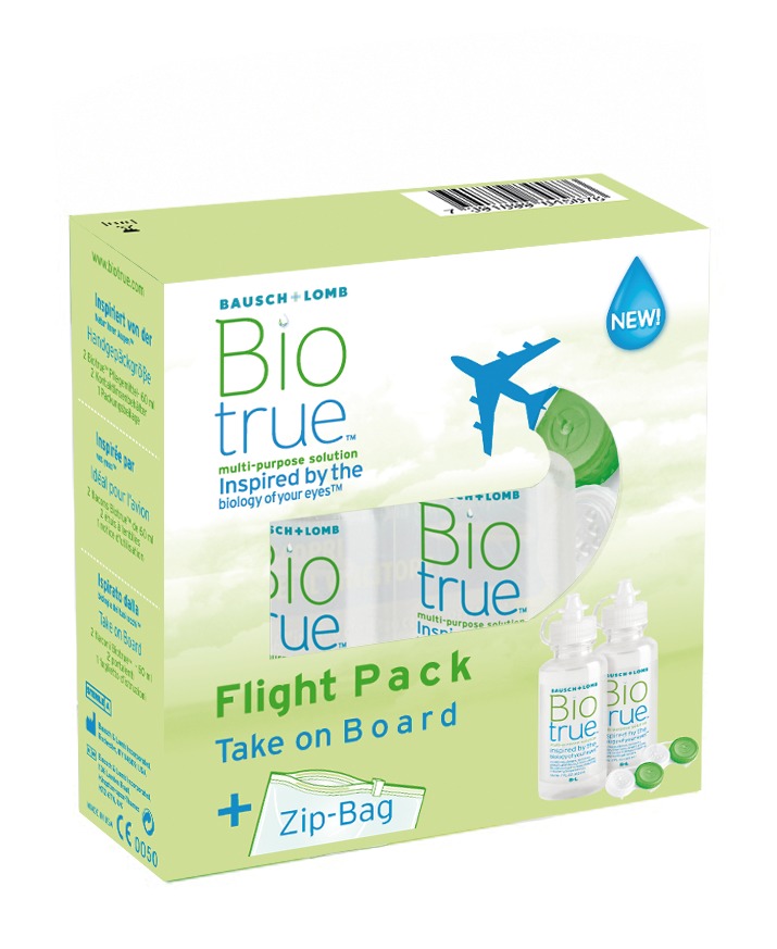 Biotrue Flight Pack Biotrue Flight Pack, Bausch & Lomb (2 x 60 ml)