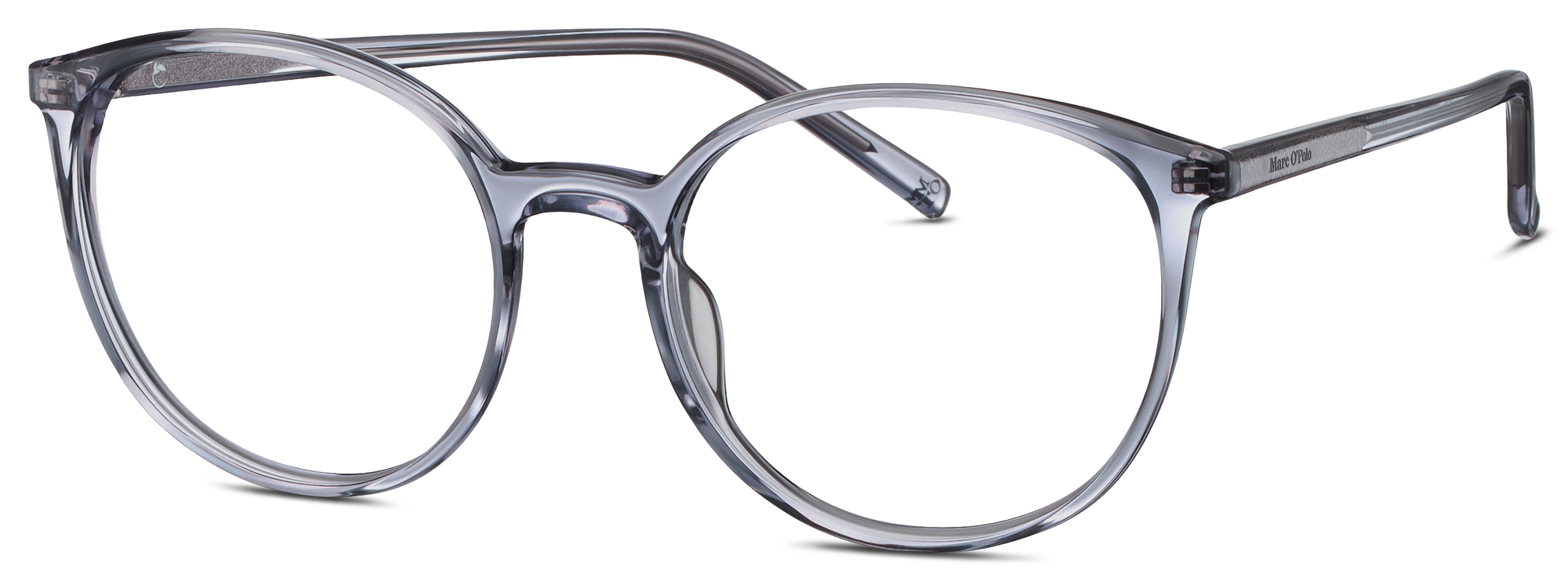 Das Bild zeigt die Korrektionsbrille 503253 50 von der Marke Marc O´Polo in Violett transparent.