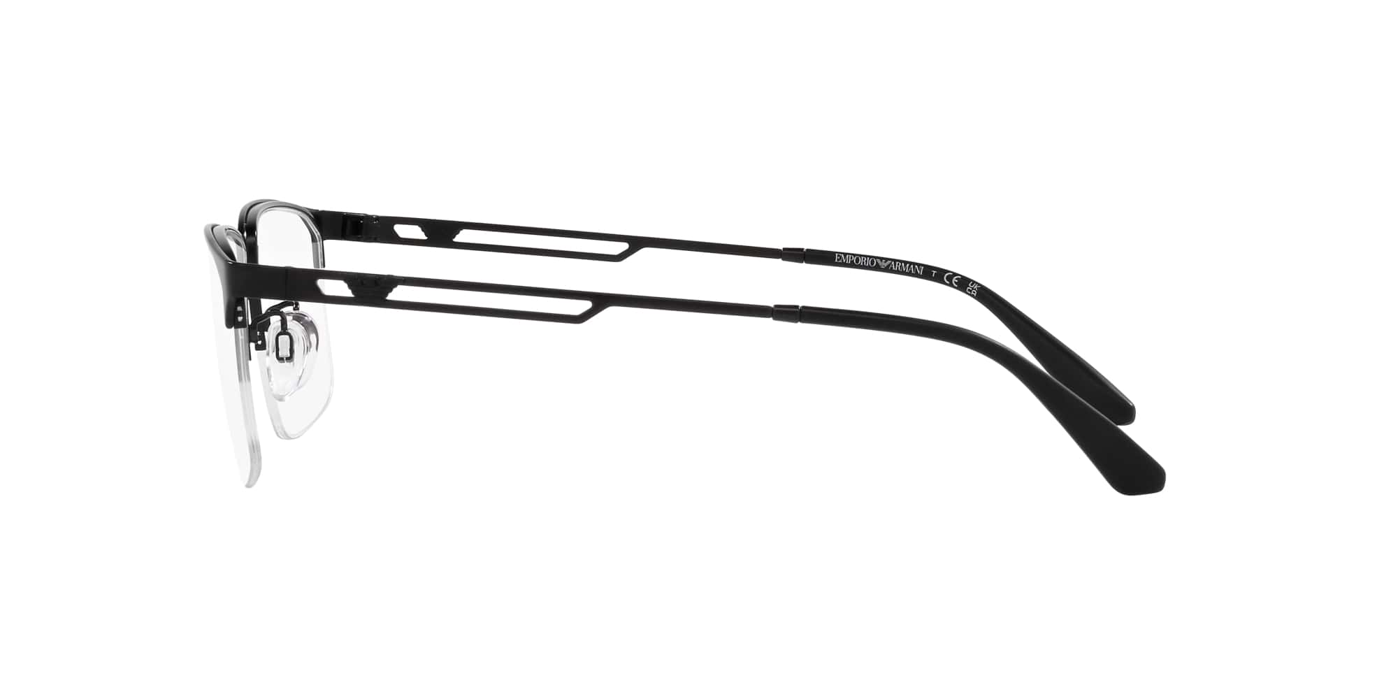 Das Bild zeigt die Korrektionsbrille EA1143 von Emporio Armani in Schwarz.