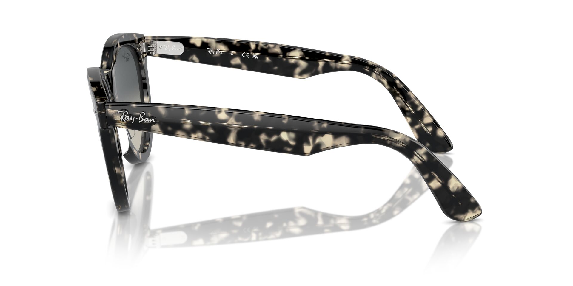 Das Bild zeigt die Sonnenbrille RB2241 133371 von Ray-Ban in Havanna grau.