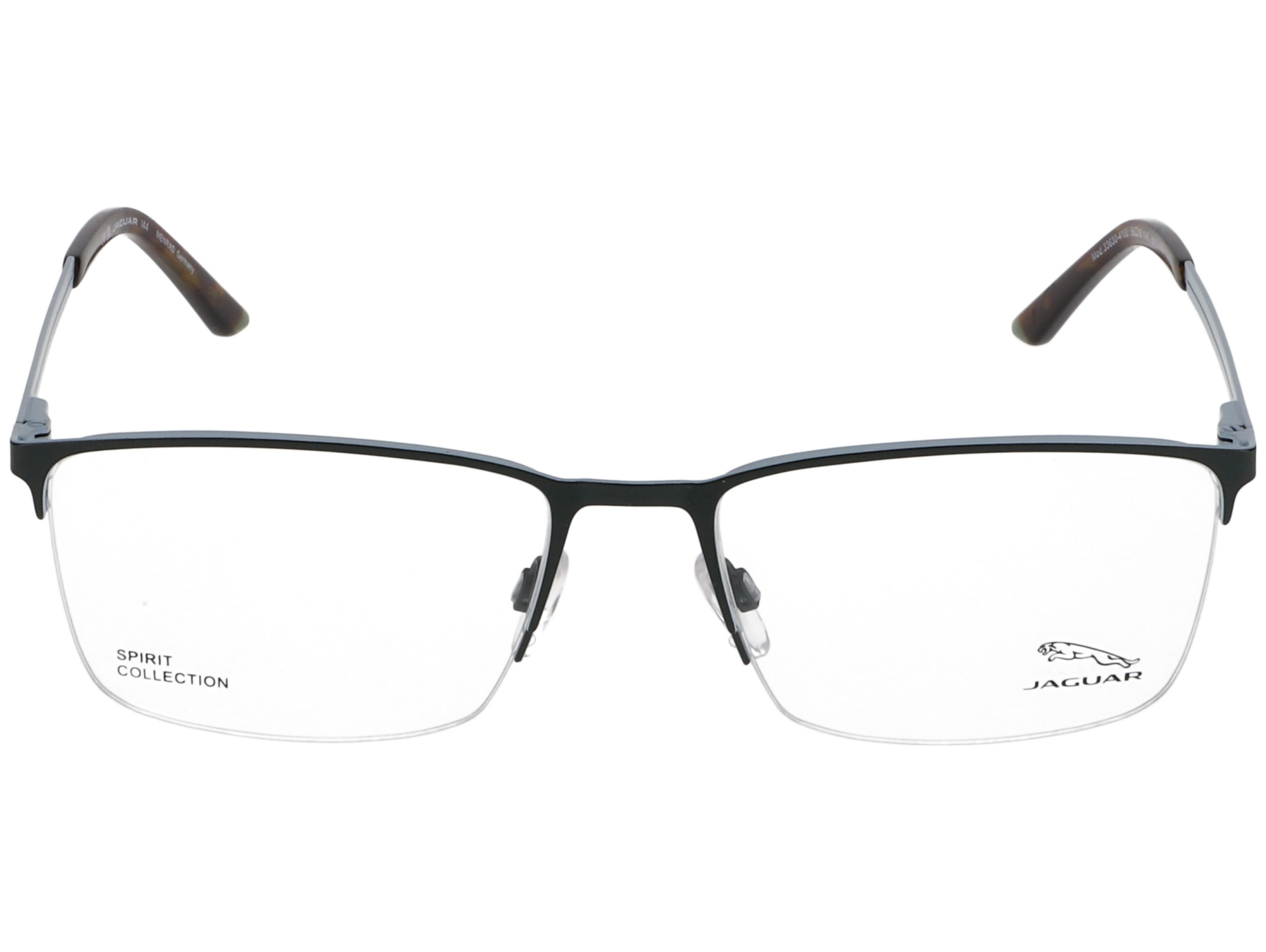 Das Bild zeigt die Korrektionsbrille 3630 4100 von Jaguar in Grün/Grau.