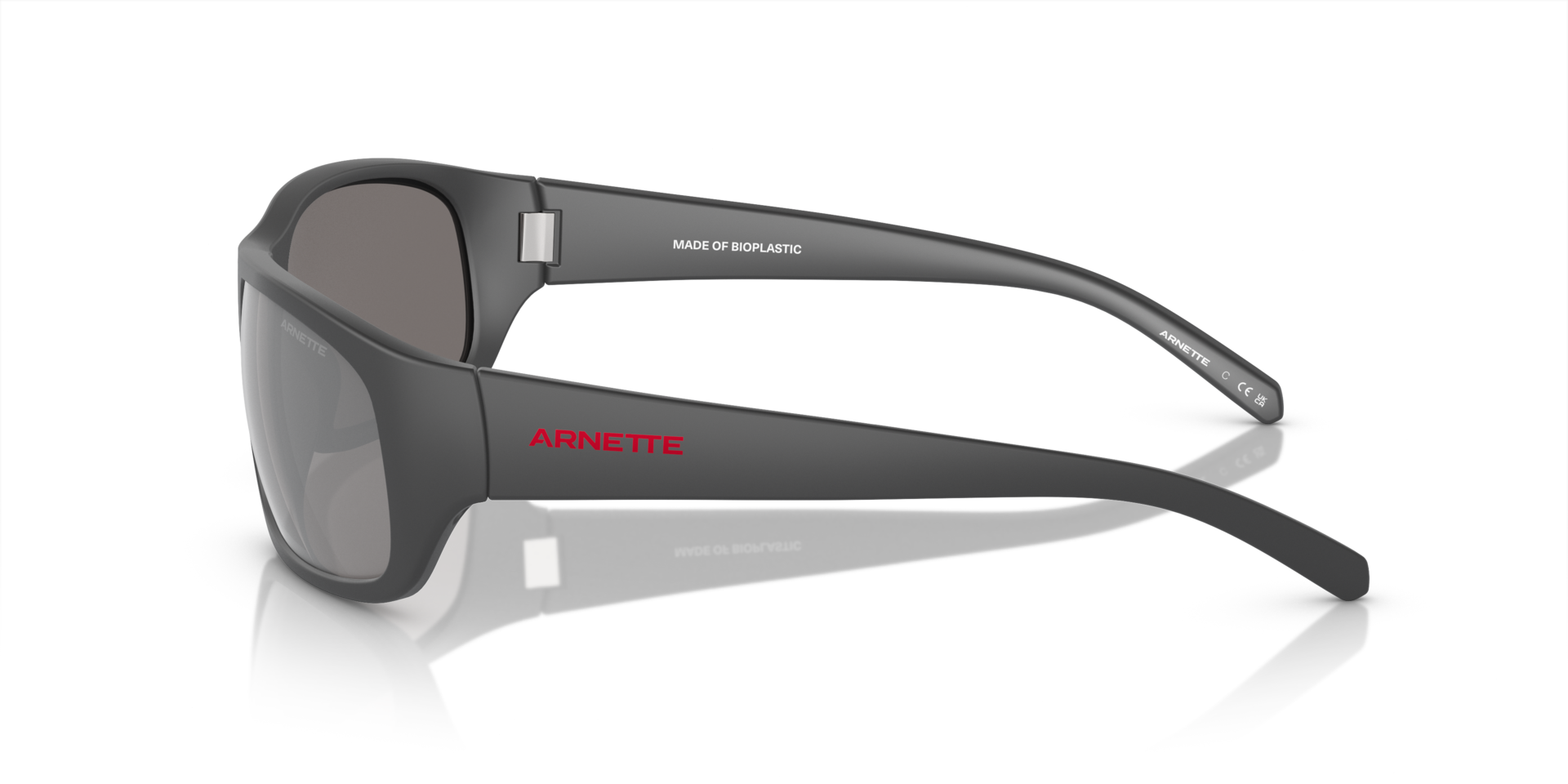 Das Bild zeigt die Sonnenbrille AN4290 28706G von der Marke Arnette in Schwarz.