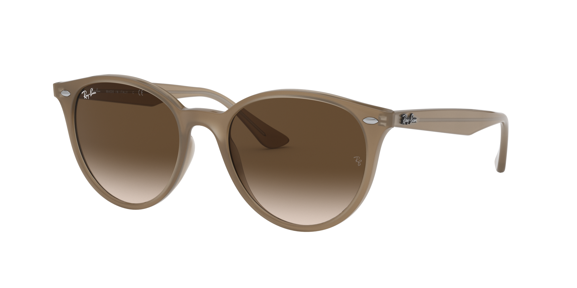 Ray Ban Sonnenbrille in Beige RB4305 616613 53
