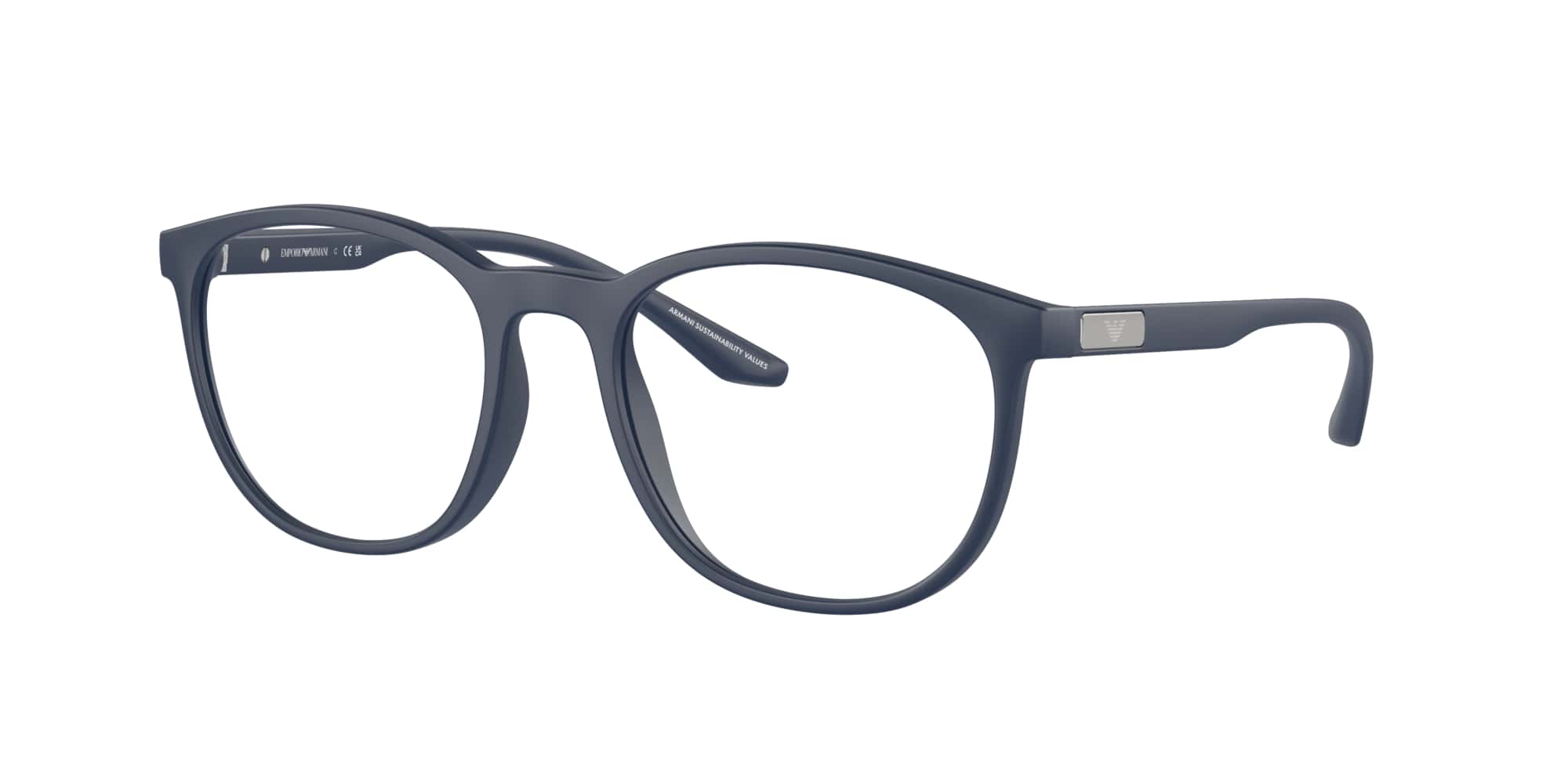 Emporio Armani Brille für Herren in blau matt EA3229 5763 53