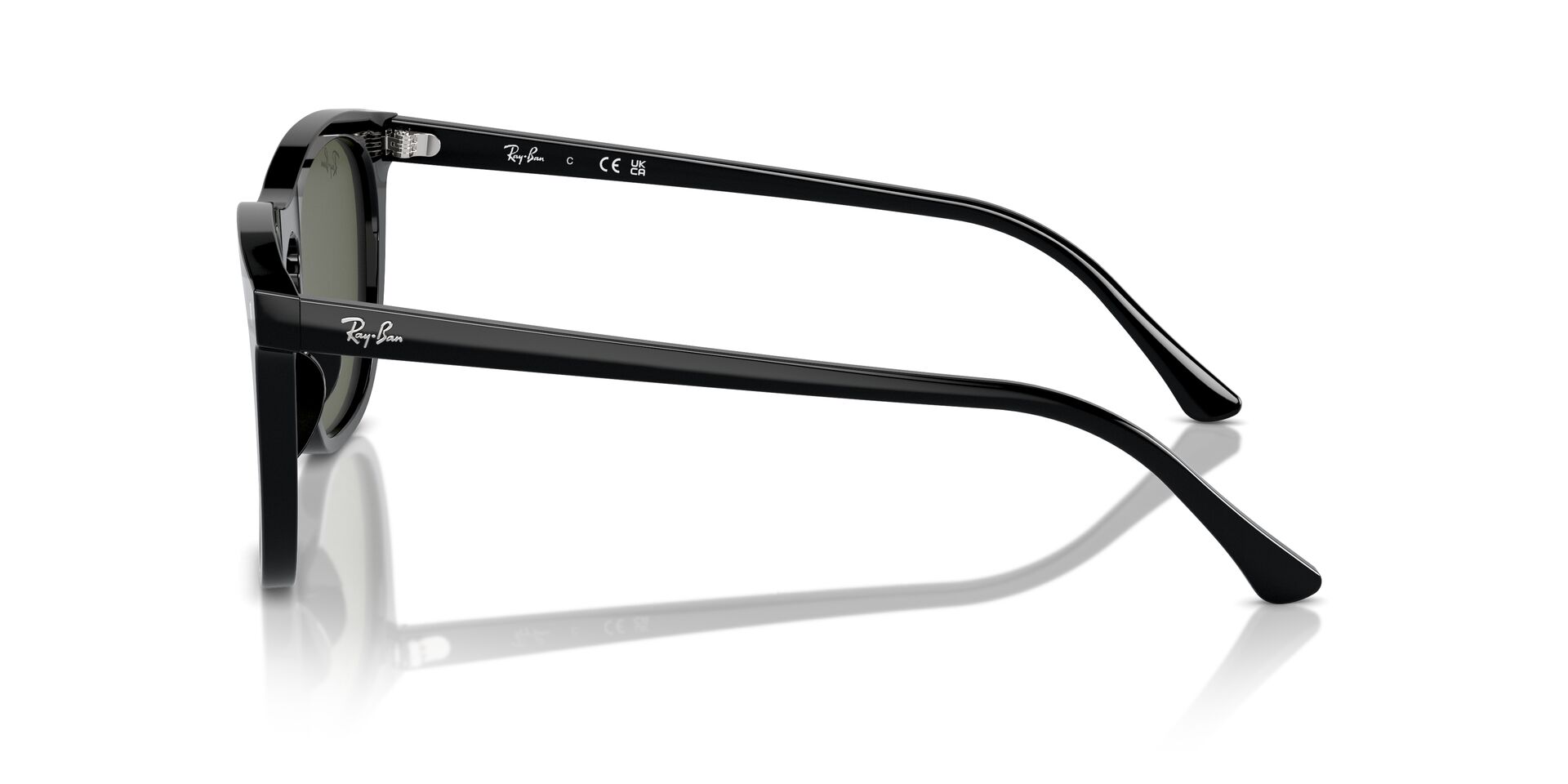 Das Bild zeigt die Sonnenbrille RB2210 901/31 von der Marke Ray-Ban in Schwarz.