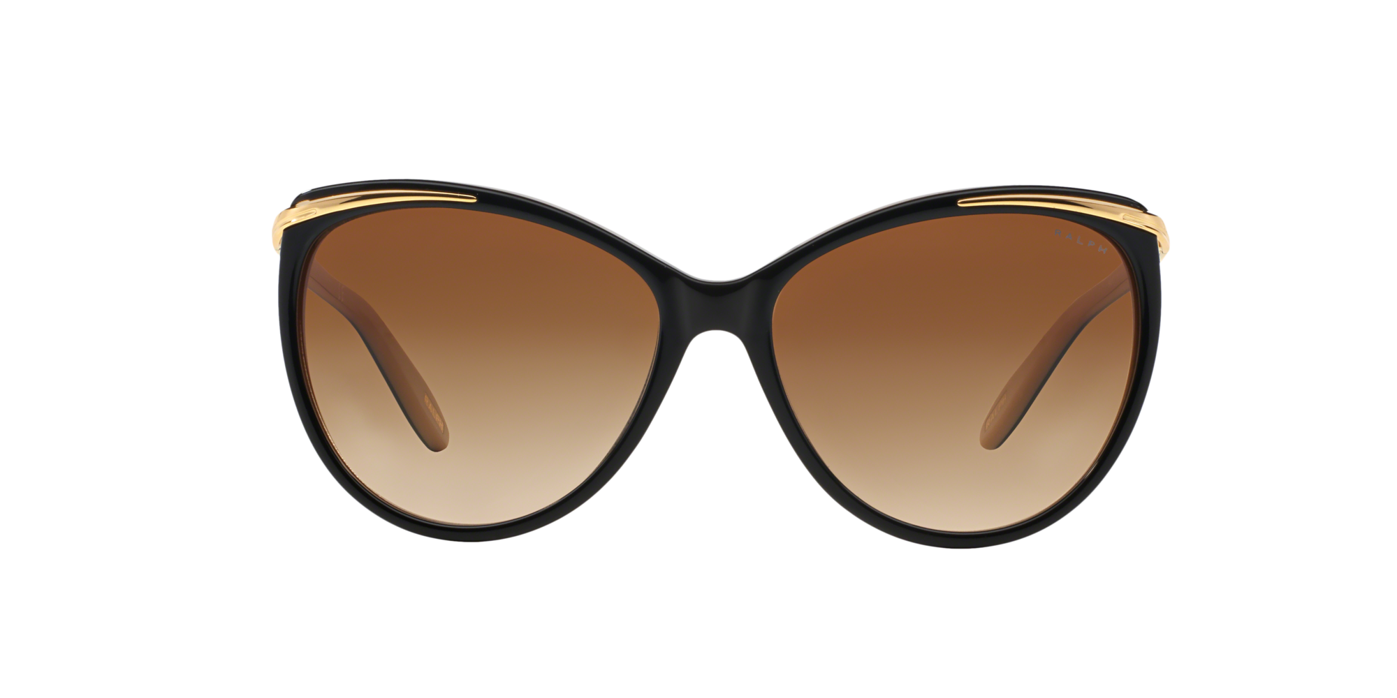 Ralph Sonnenbrille für Damen in Schwarz/Gold RA5150 109013 59