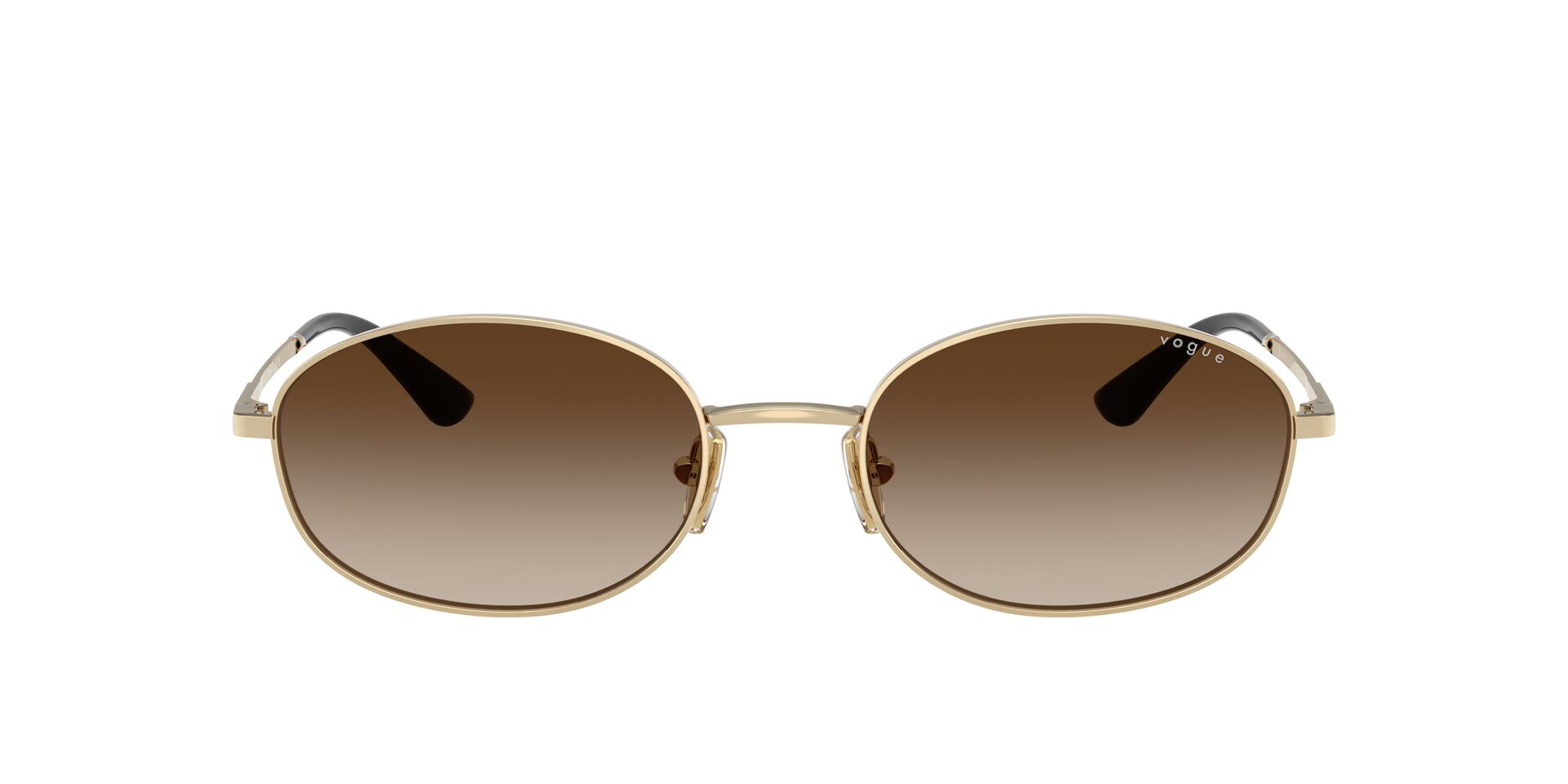Das Bild zeigt die Sonnenbrille VO4323S von der Marke Vogue in Gold.