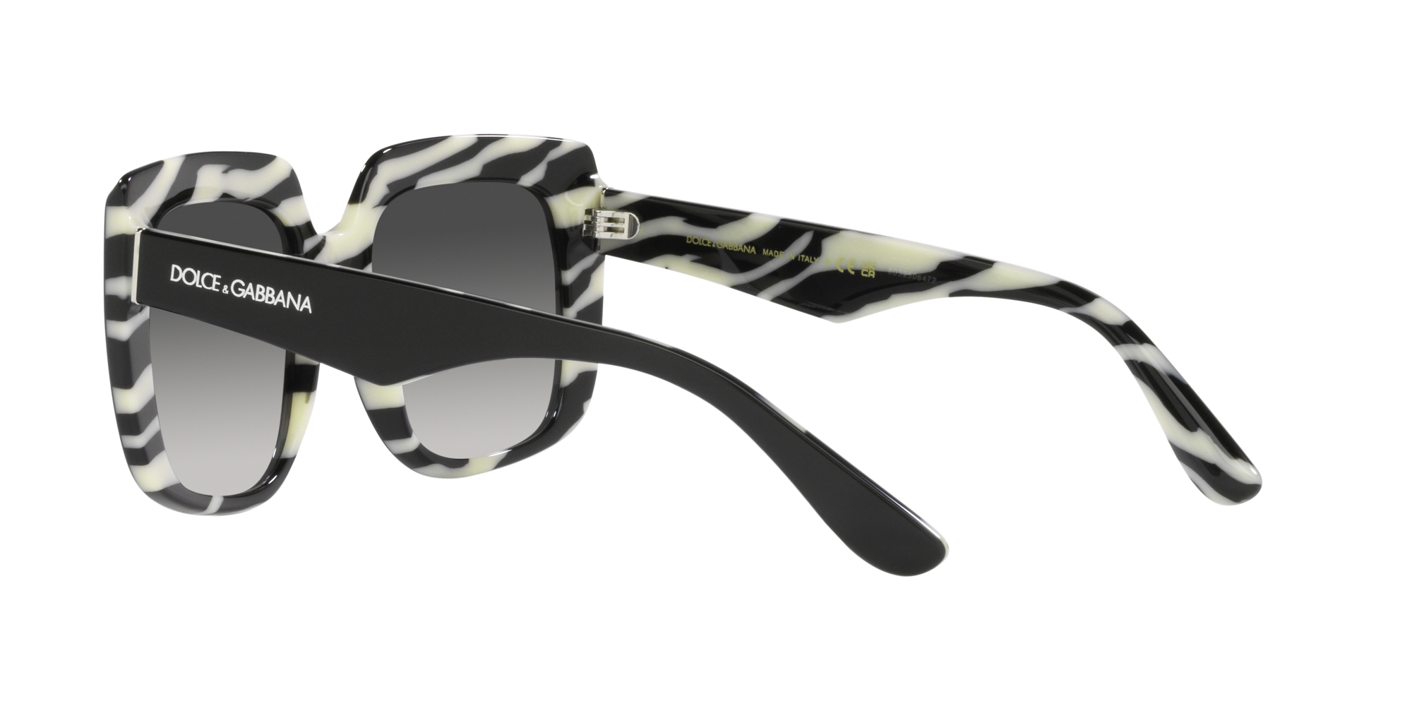 Dolce & Gabbana Sonnenbrille in Schwarz/Weiß DG4414 33728G 54