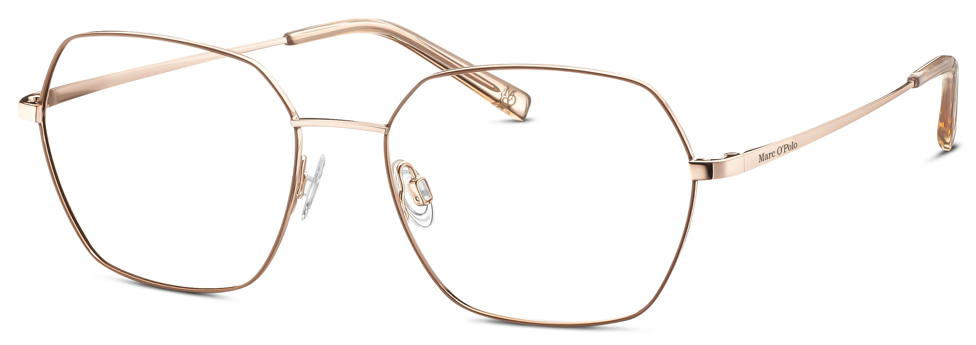 Das Bild zeigt die Korrektionsbrille 502151 21 von Marc O´Polo in Gold.