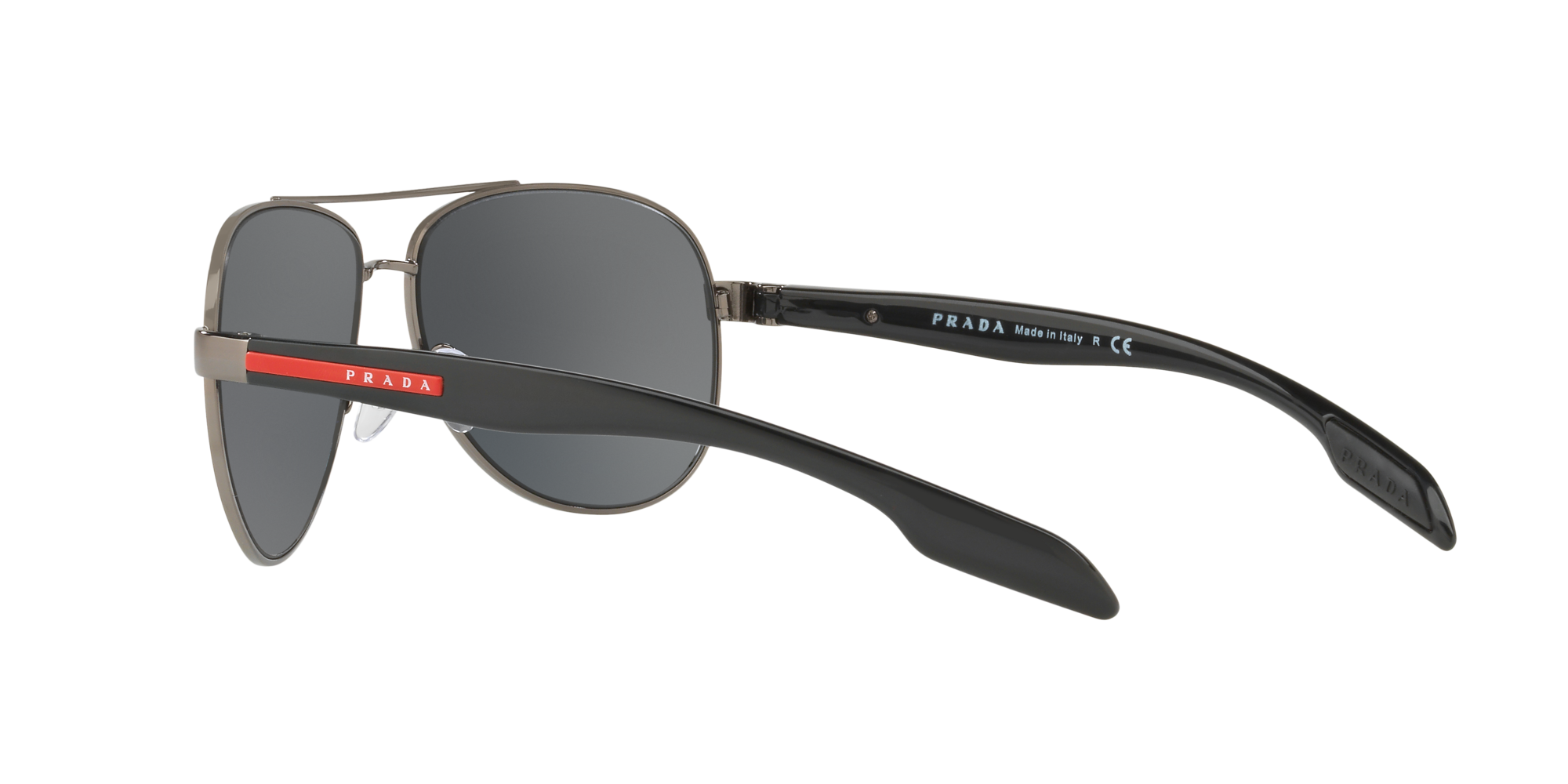 Prada Linea Rossa Sonnenbrille für Herren in Silber PS 53PS 5AV5L0 62
