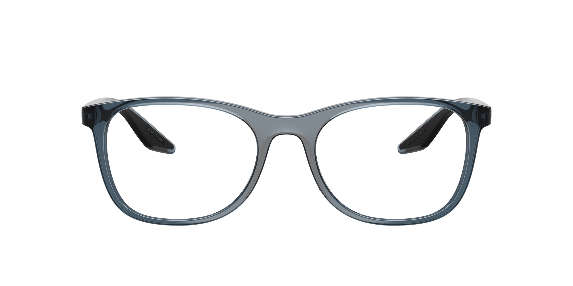 Das Bild zeigt die Prada Linea Rossa Fassung PS05PV CZH1O1 von vorne.