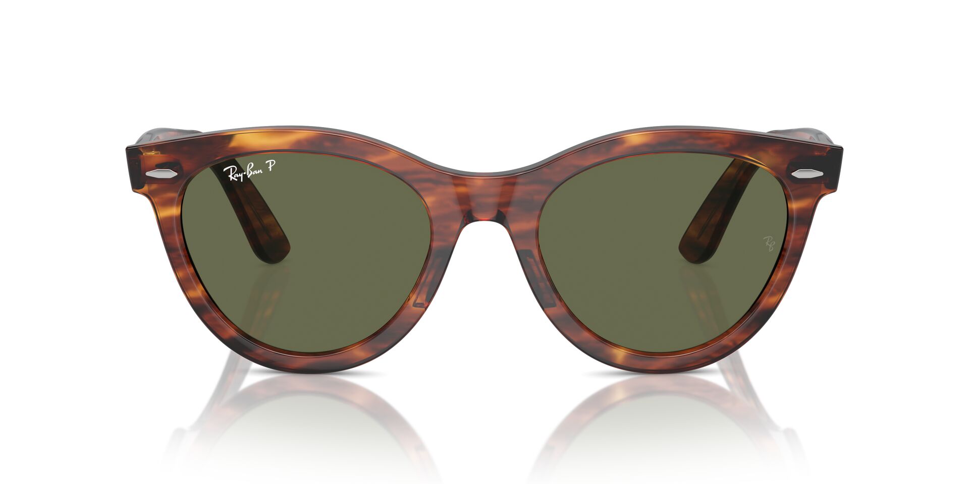 Das Bild zeigt die Sonnenbrille RB2241 954/58 von Ray-Ban in Havanna gestreift.