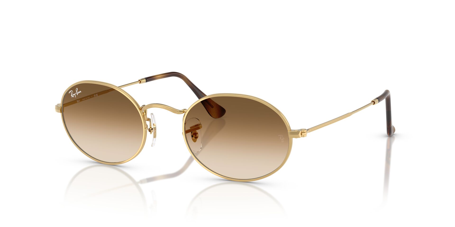 Das Bild zeigt die Sonnenbrille RB3547 001/51 von der Marke Ray-Ban in Gold.
