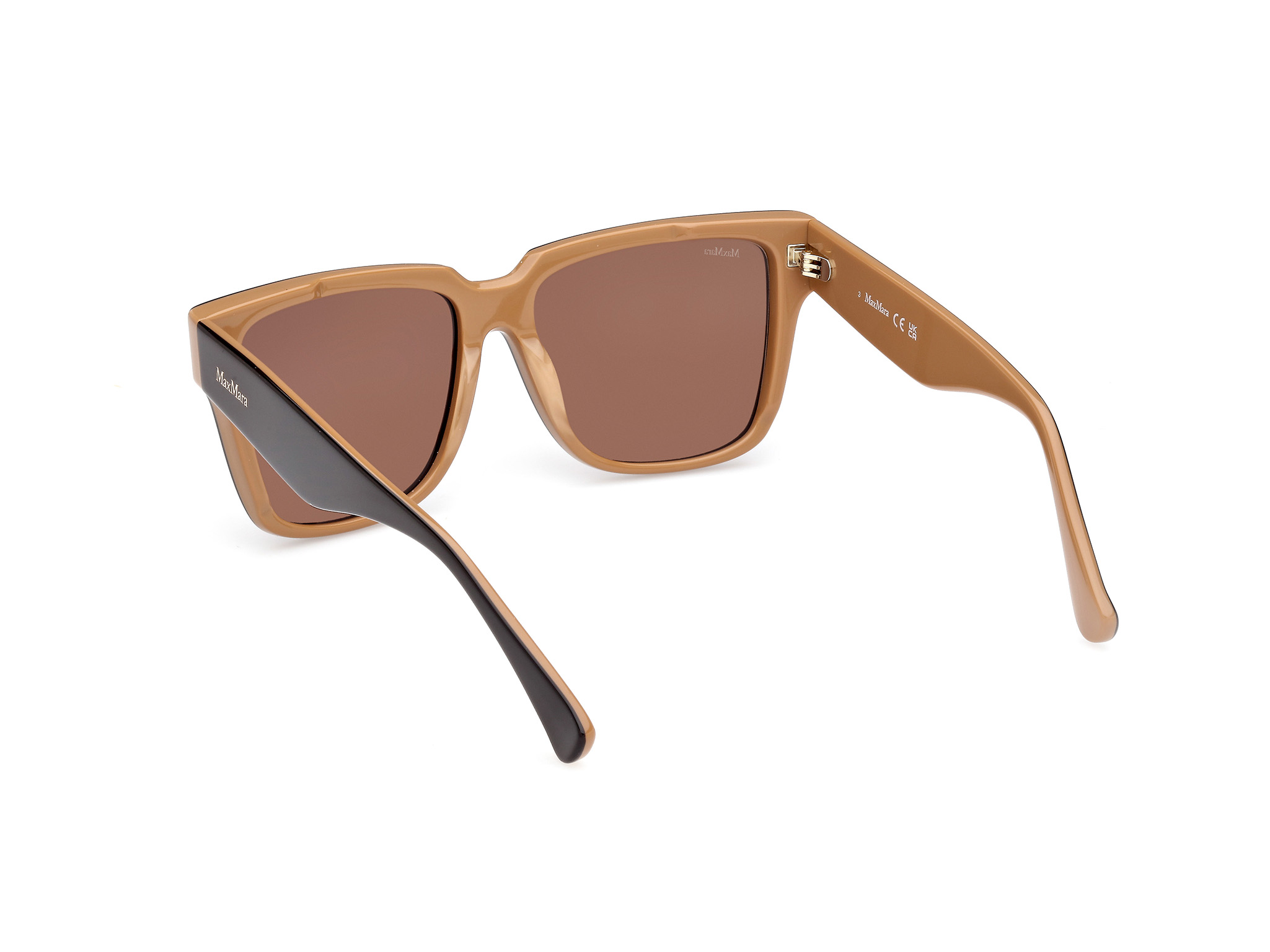 Das Bild zeigt die Sonnenbrille MM0078 50N von der Marke Max Mara in Braun.