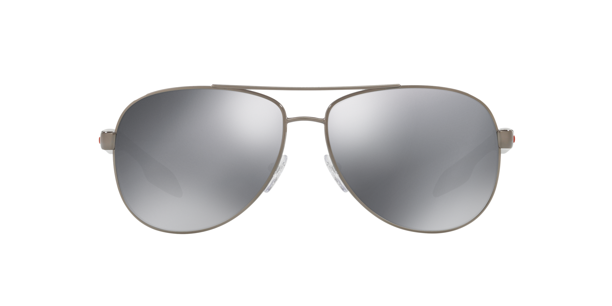 Prada Linea Rossa Sonnenbrille für Herren in Silber PS 53PS 5AV5L0 62