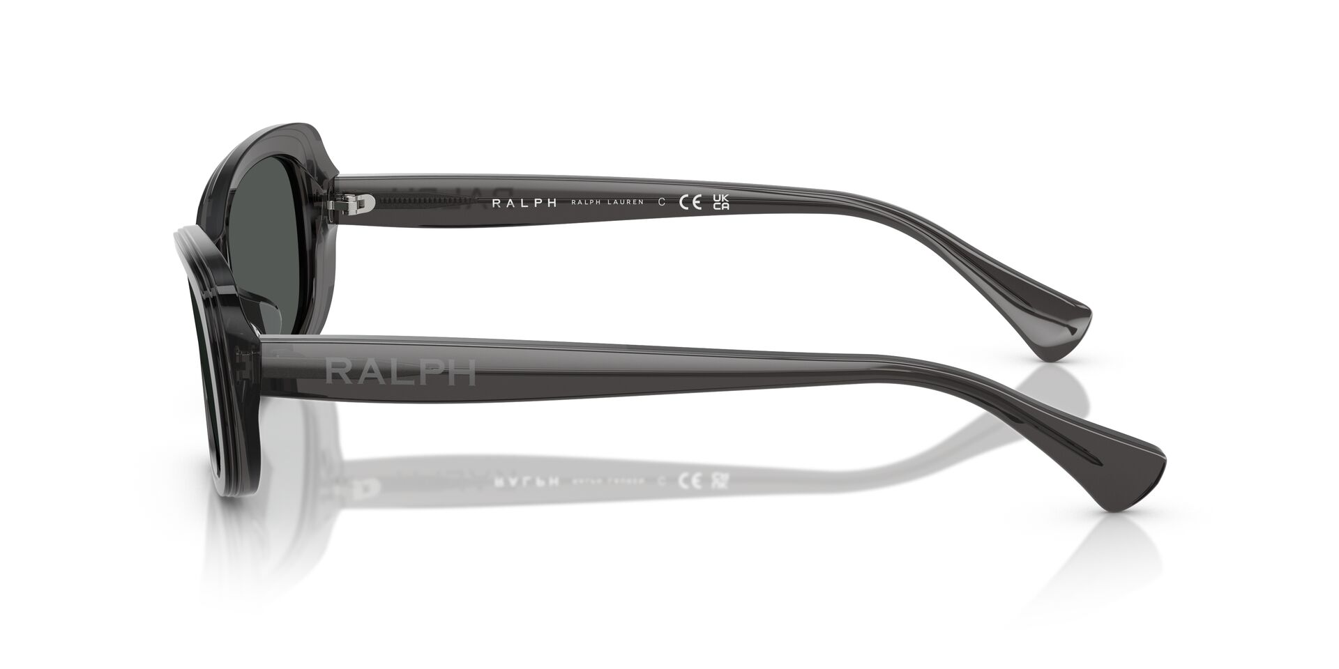 Ralph Sonnenbrille RA5322U 553687 glänzend transparentes Schwarz