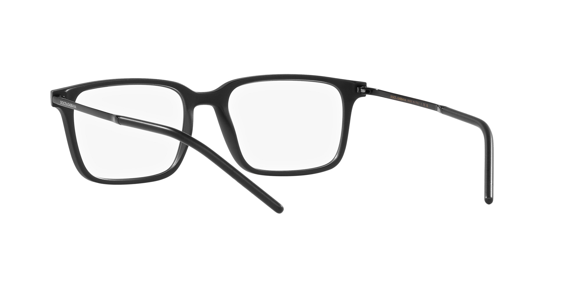 Das Bild zeigt die Korrektionsbrille DG5099 2525 von D&G in matt Schwarz.