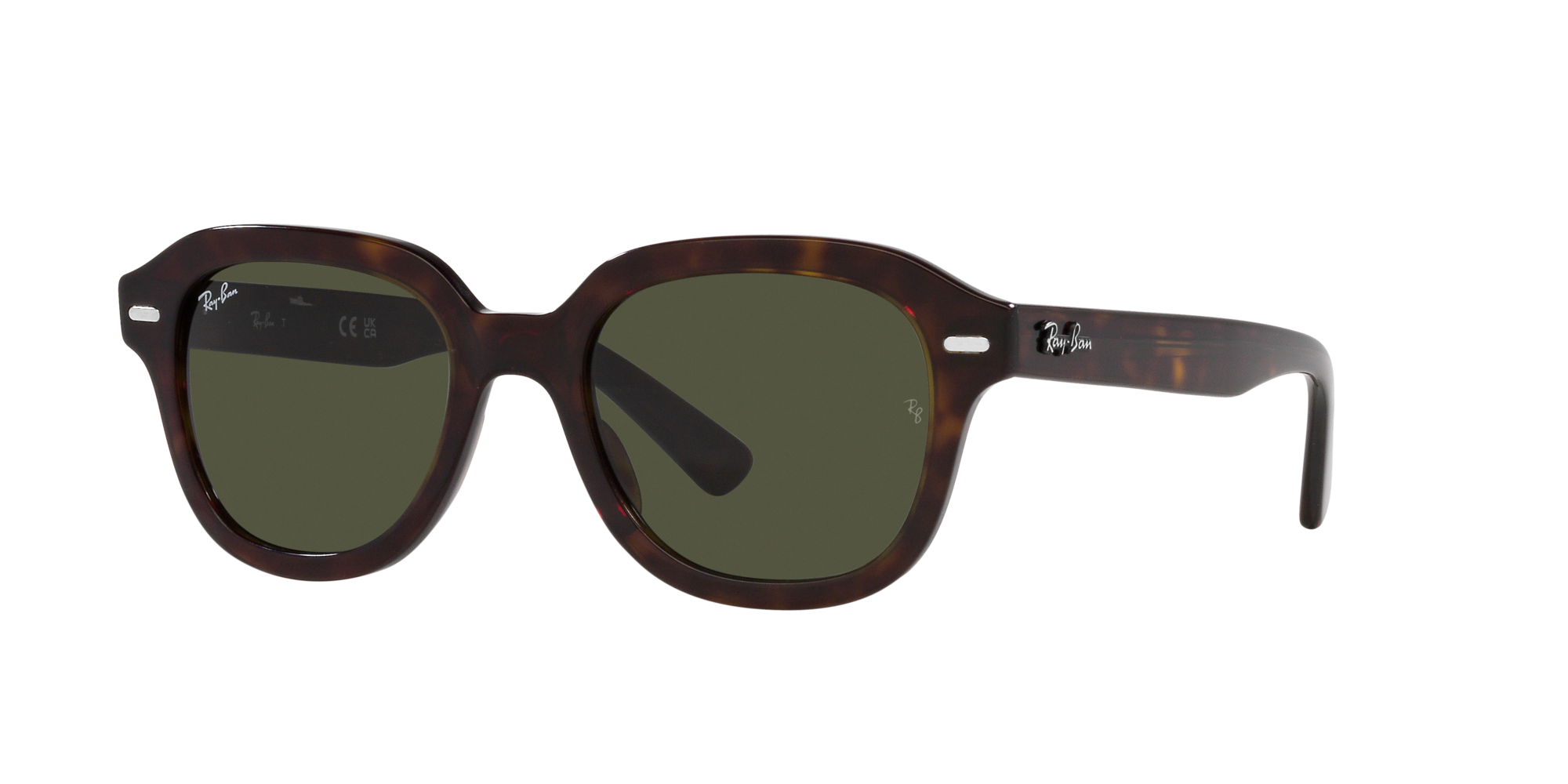 Ray Ban Erik Sonnenbrille Unisex in havanna & Quadratisch RB4398 902/31 53