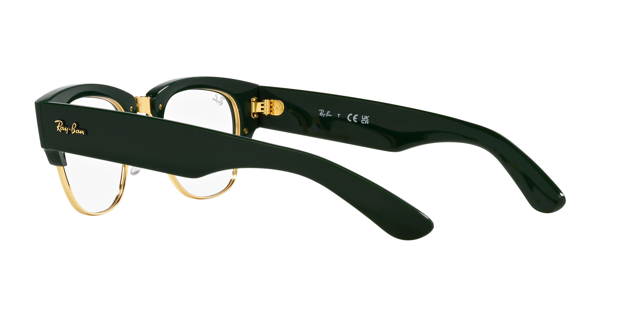 Das Bild zeigt die Korrektionsbrille RX0316V 8233 von der Marke Ray Ban in dunkelgrün.