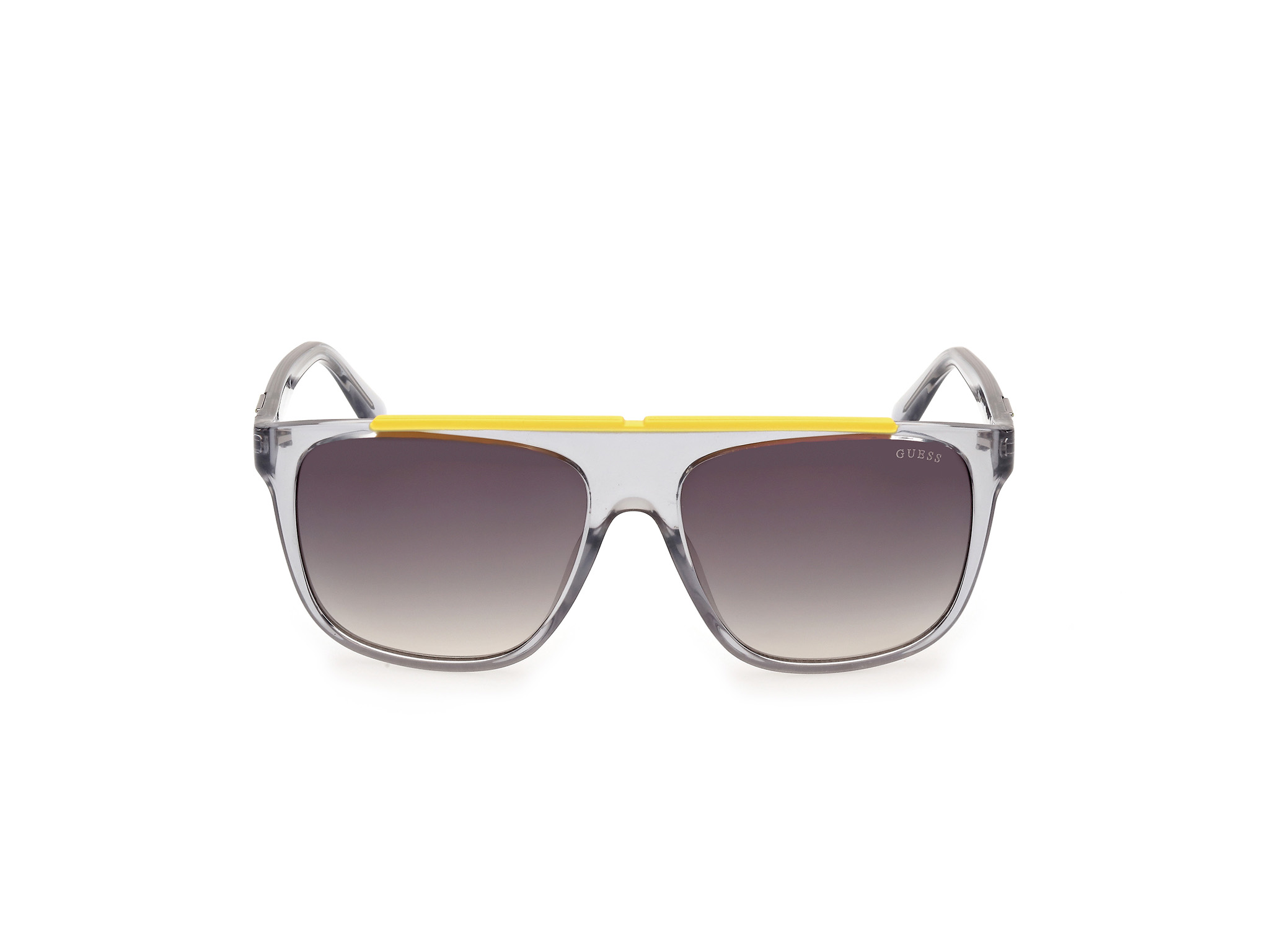 Das Bild zeigt die Sonnenbrille GU00123 20B von der Marke Guess in Grau.